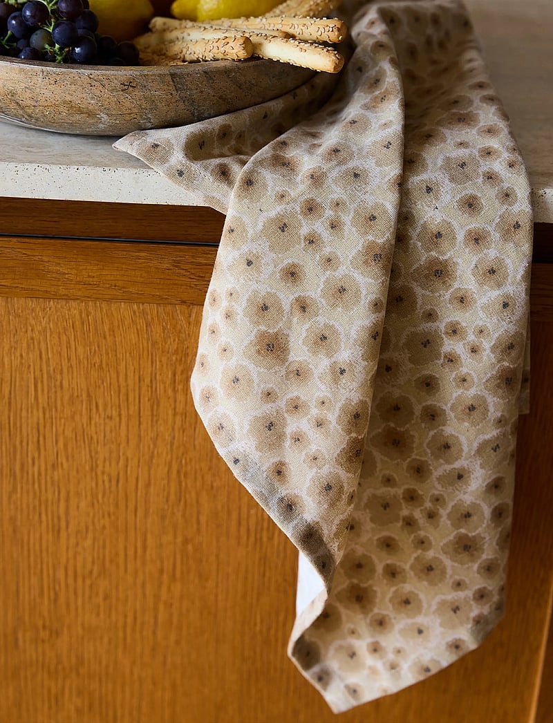 Sagaform - Edith kitchen towel, 2-pcs - köögirätikud - mixed beige - 0