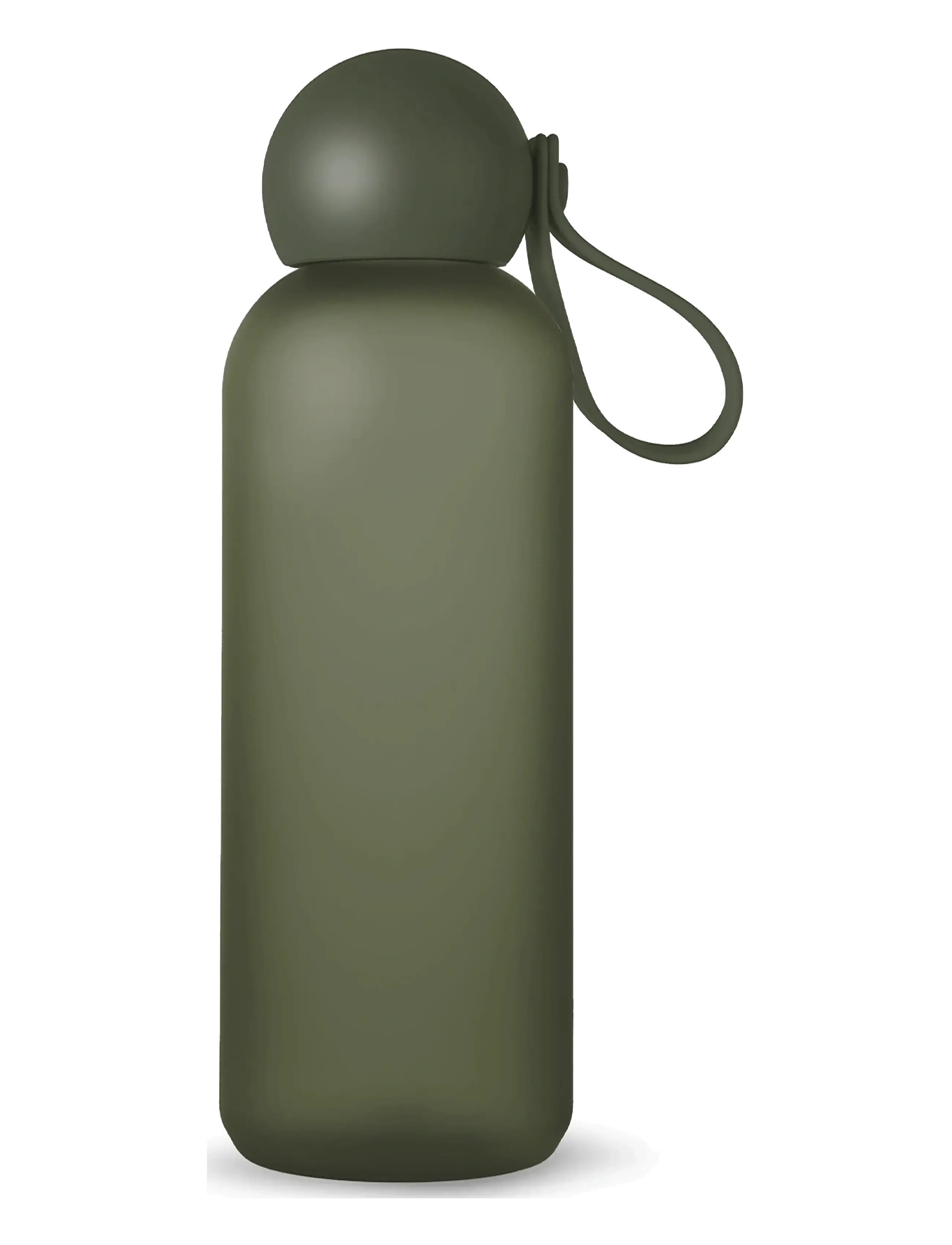 Sagaform Tom Vandflaske, Water Bottles, Kakigrøn, Str: 65 CL
