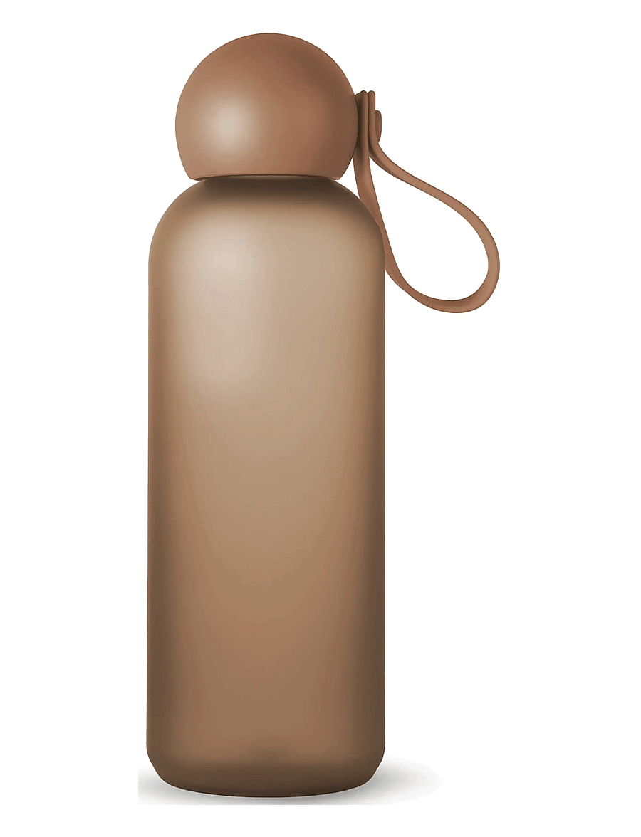 Sagaform - Tom water bottle - veepudelid ja termosed - fudge pantone 4261c - 1