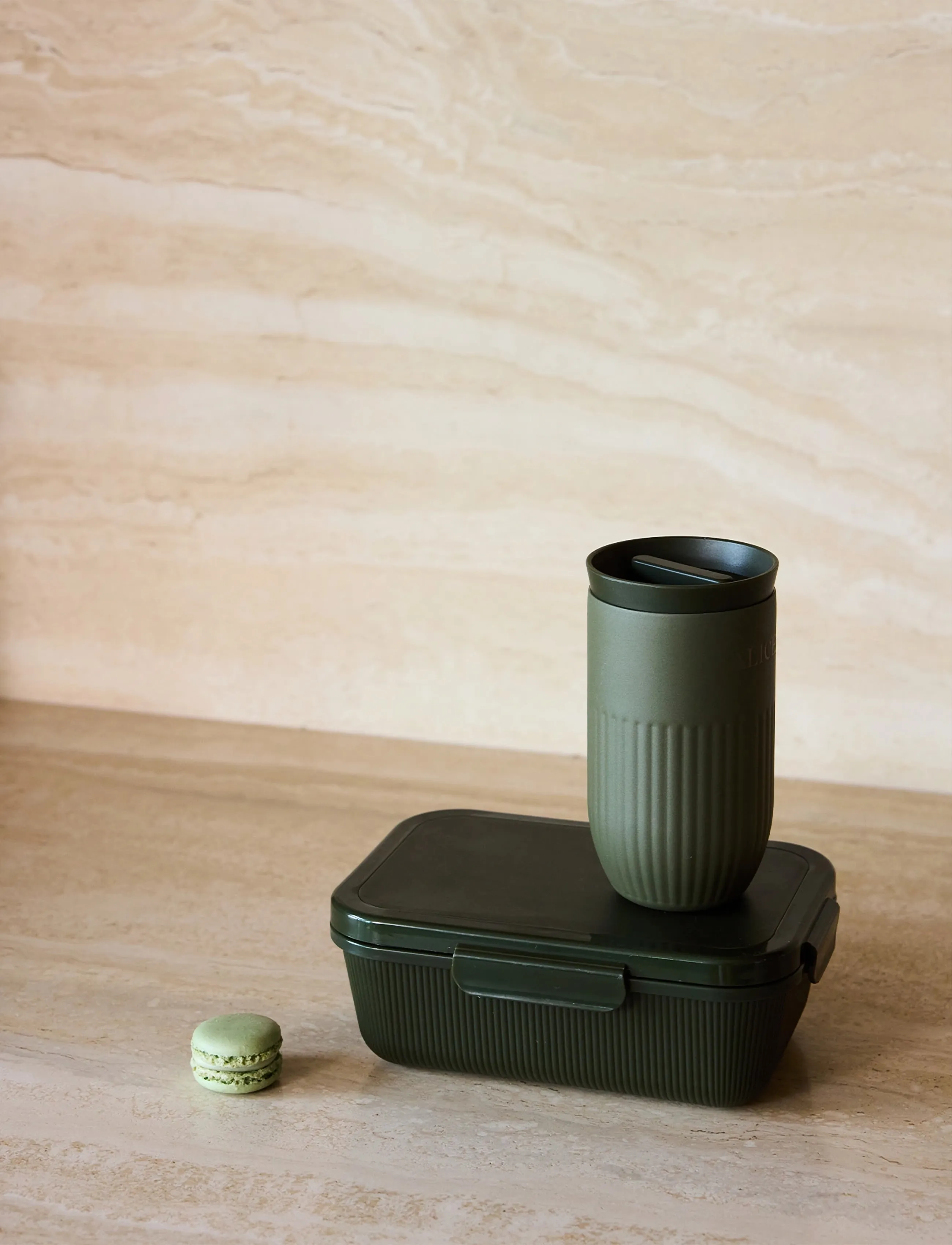 Sagaform Tina Madkasse, 1.1 L, Khaki green, Opbevaring I Køkkenet > Madkasser, Unisex