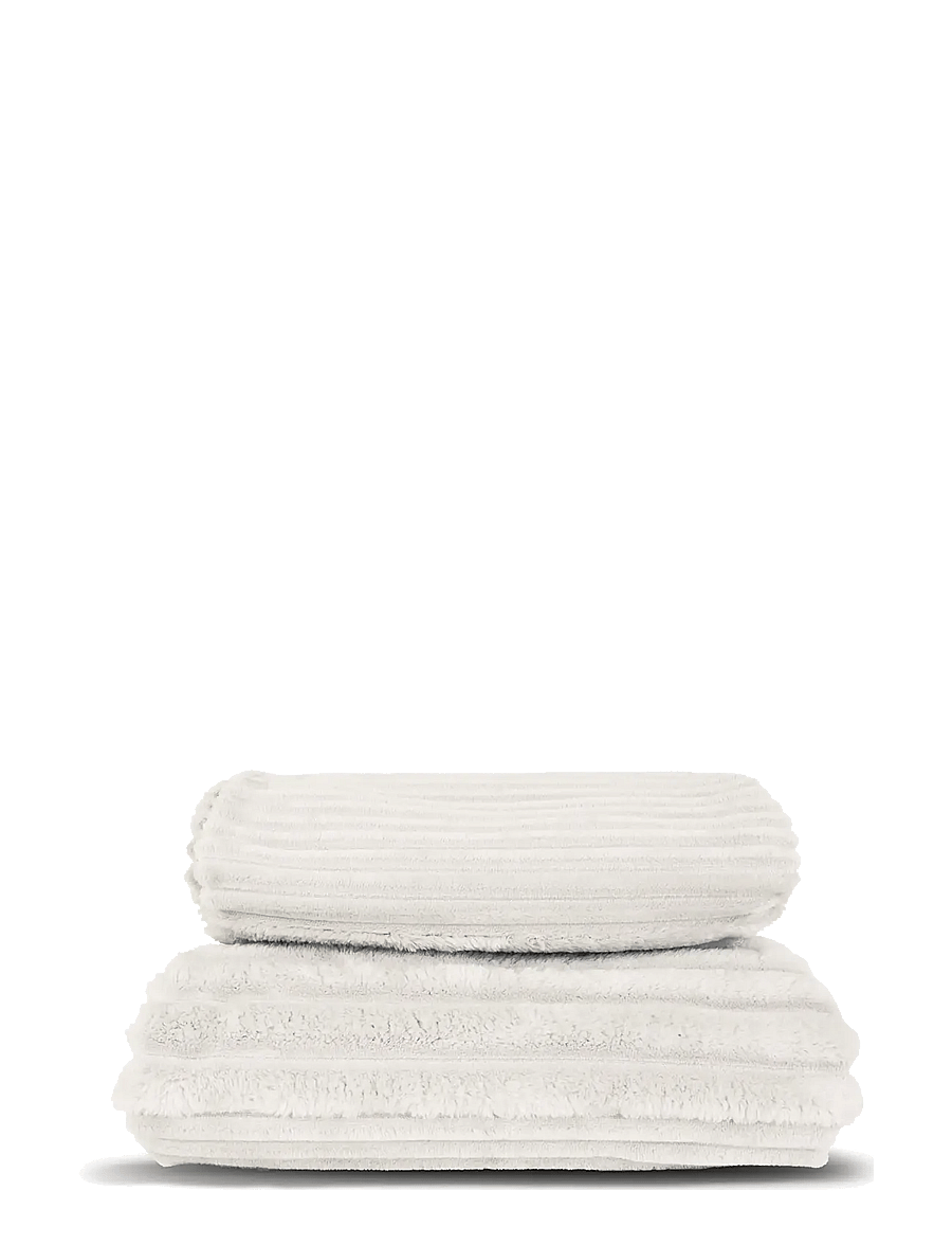 Sagaform - Estella fleece plaid - pleedid - off white - 1