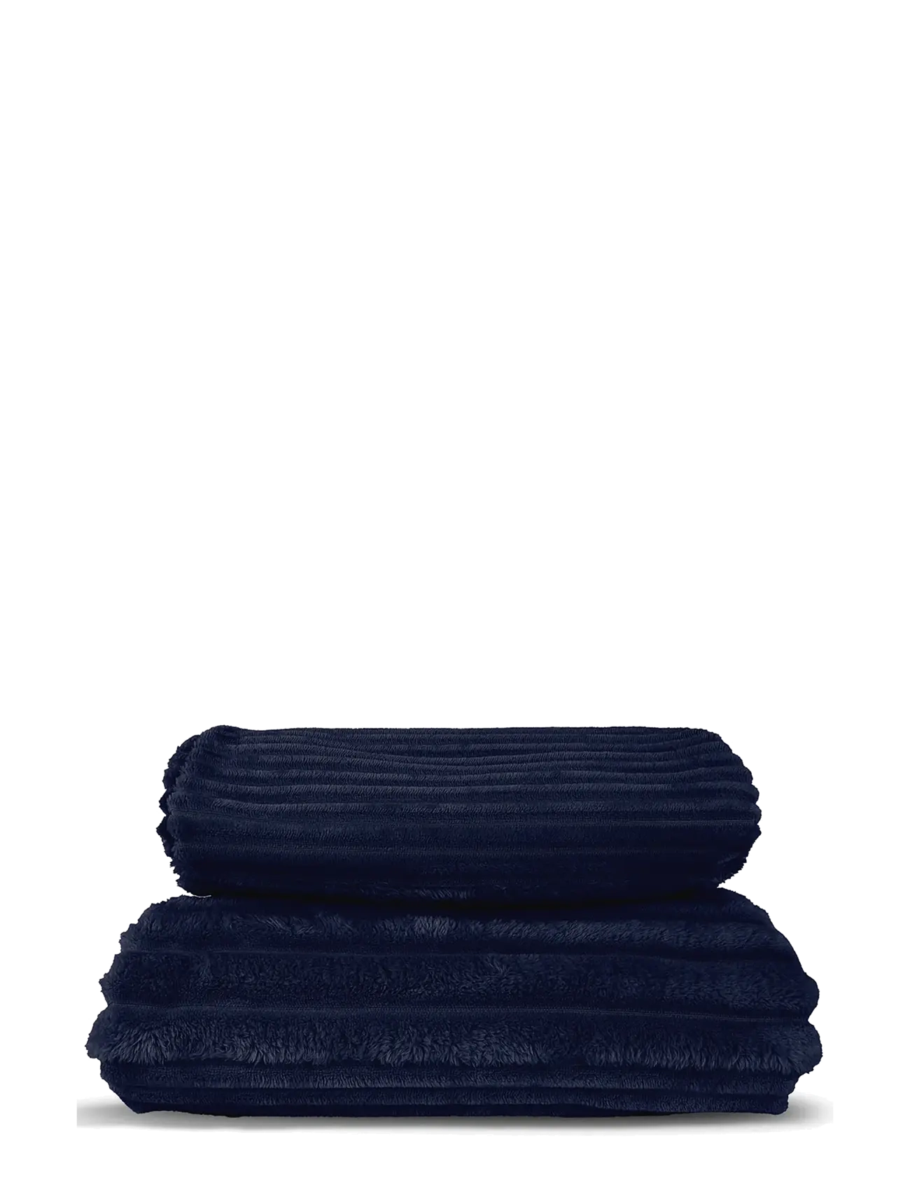 Sagaform Estella Fleece Plaid - Navy - 130X170CM
