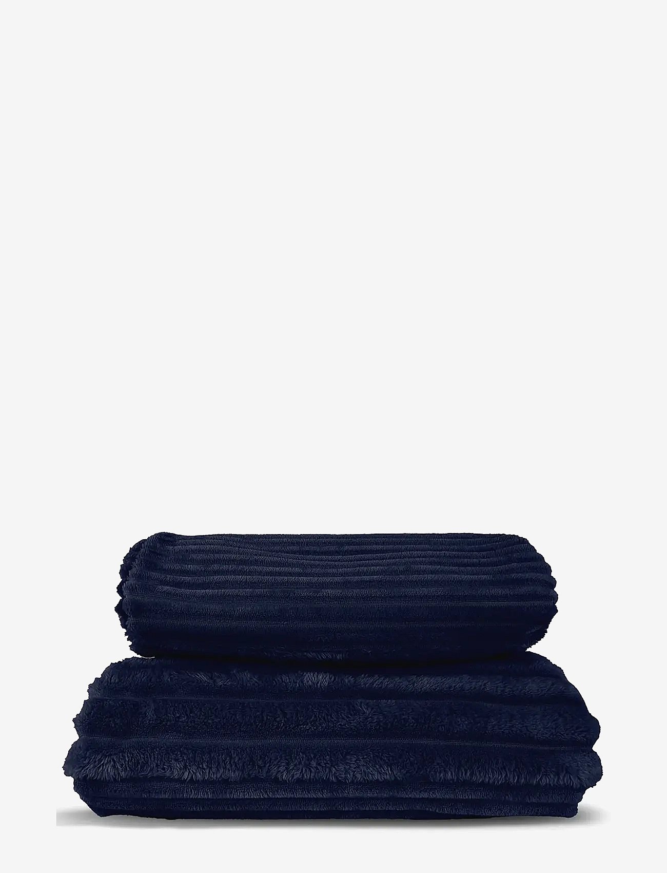Sagaform Estella Fleece Plaid - Navy - 130X170CM