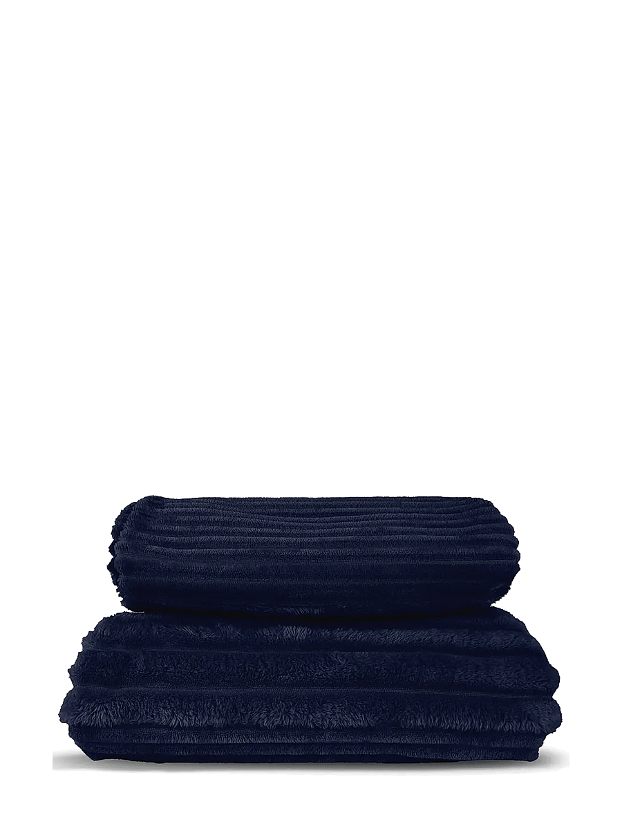 Sagaform - Estella fleece plaid - decken - dark blue - 1