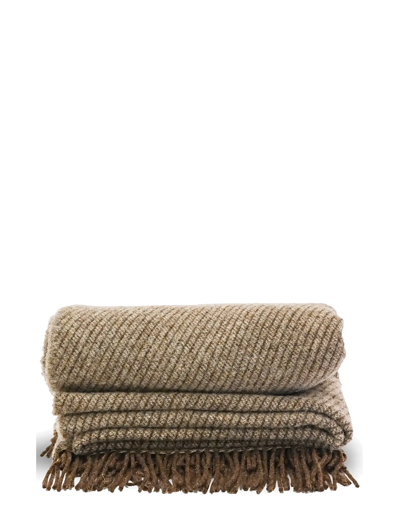 Sagaform Ulli stripe throw - Sagaform - BROWN / brown