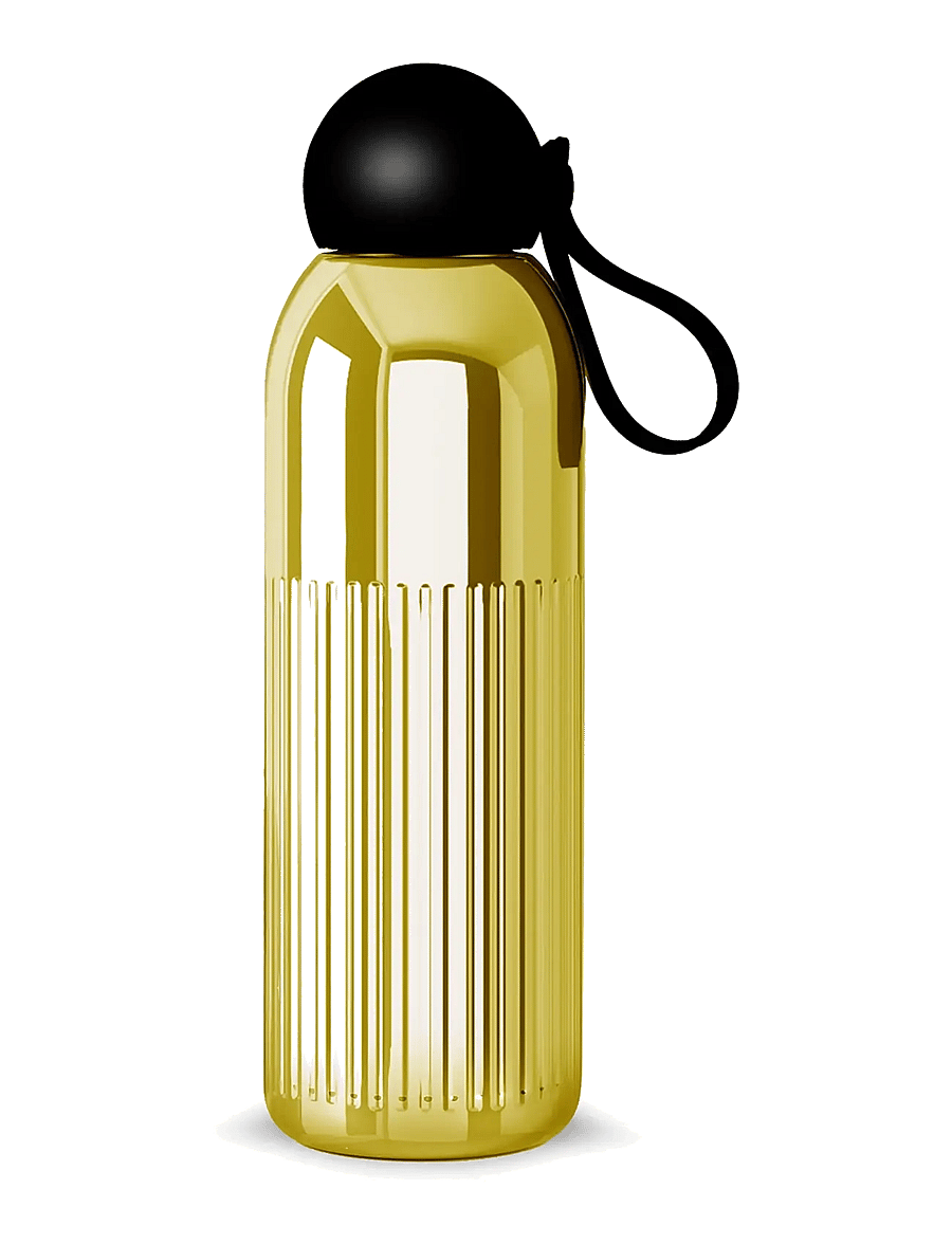 Sagaform - Tekla thermal bottle - thermosflaschen - gold chrome - 1