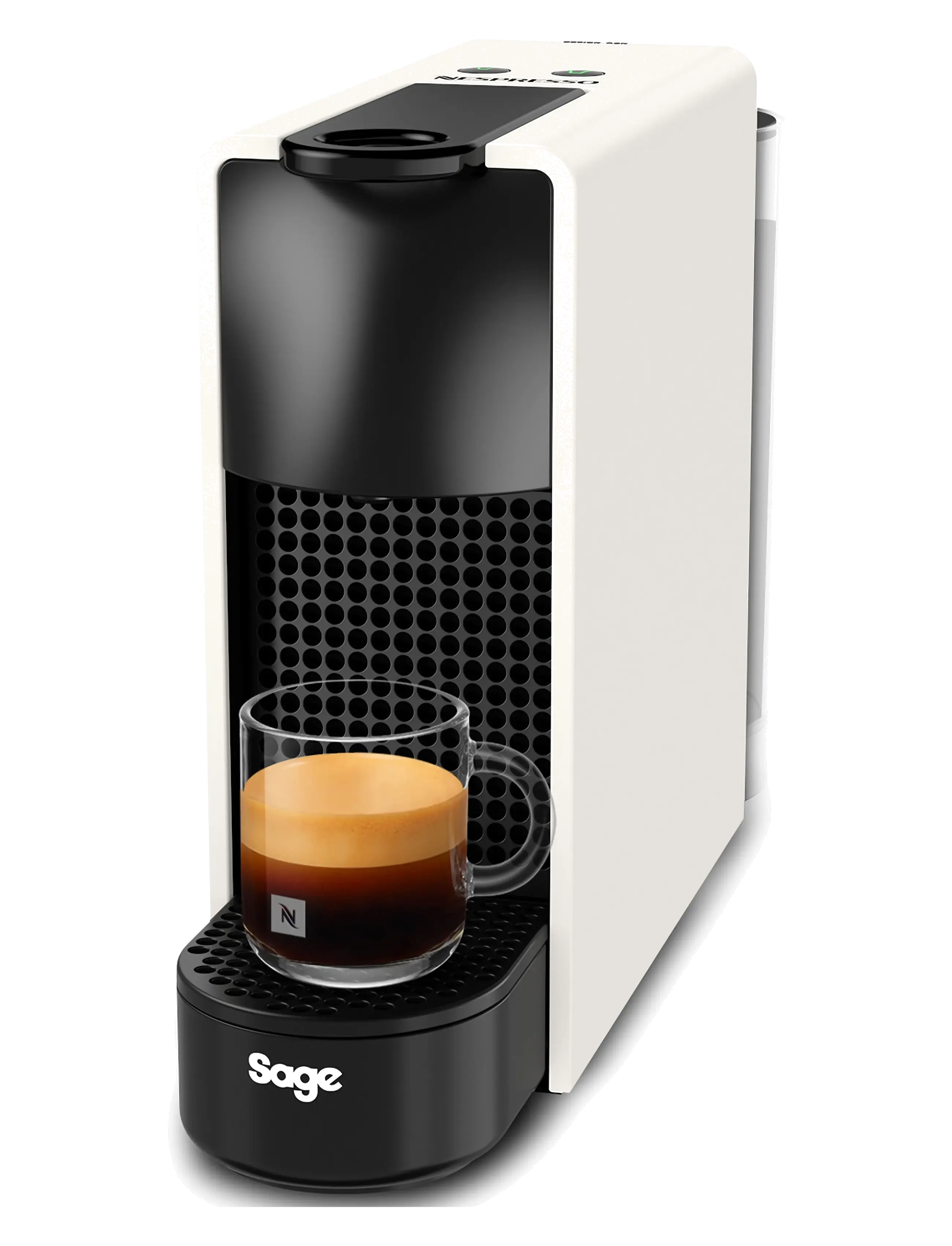 Nespresso Essenza Mini White, Kaffemaskine, Hvid, Str: 33X 9X 20.5 x 20.5