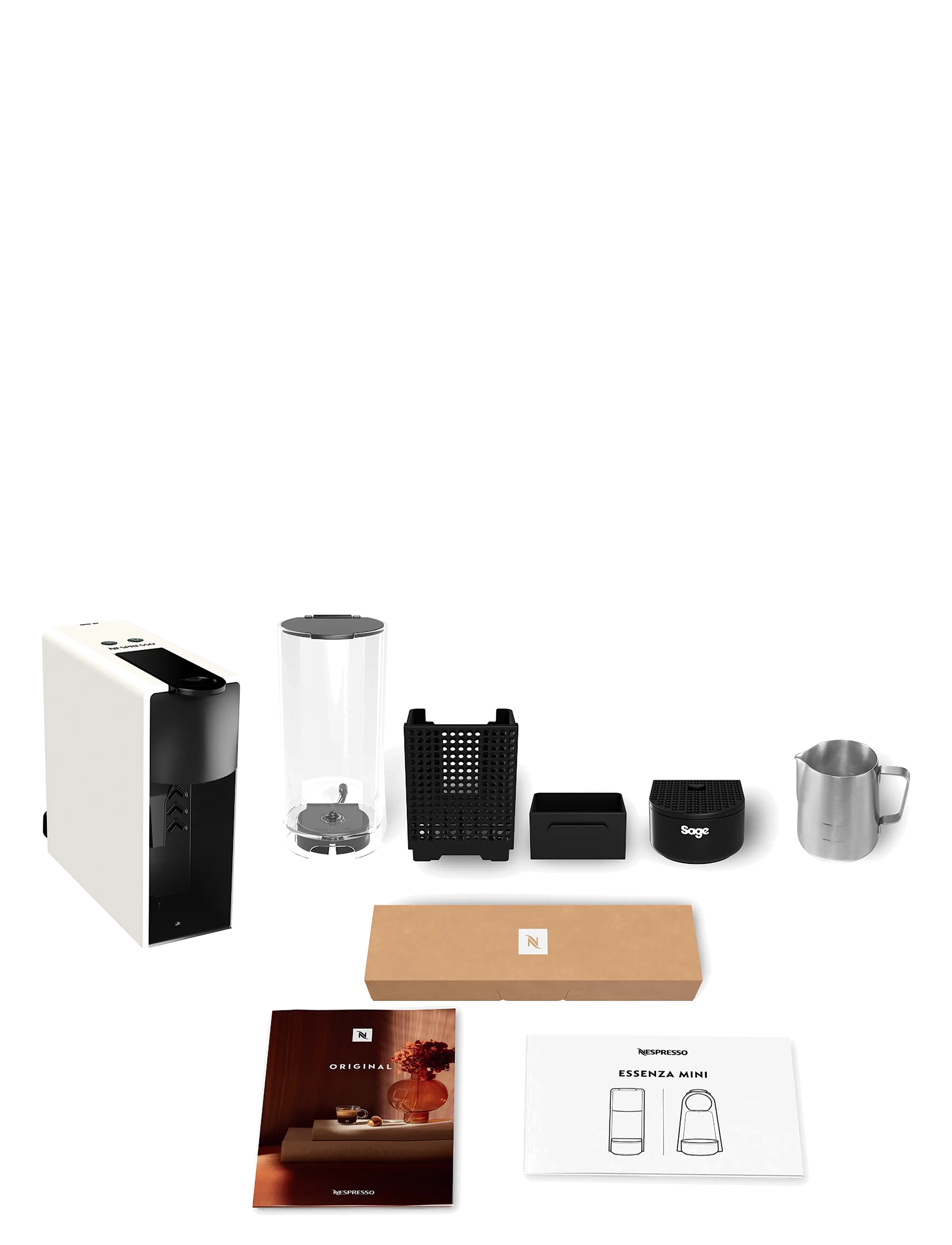 Nespresso - Nespresso Essenza Mini White - white - 4