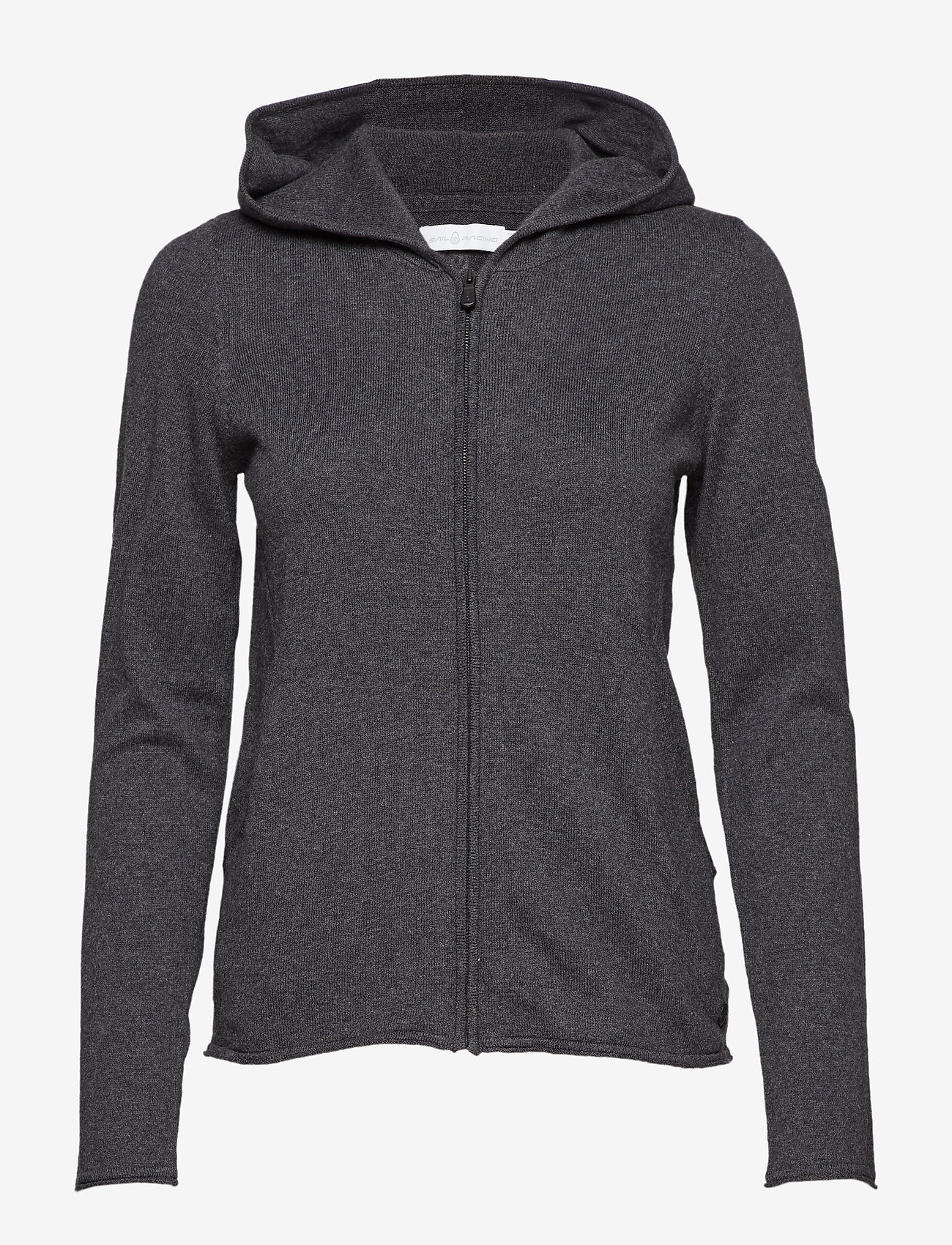 Sail Racing - W RACE KNITTED ZIP HOOD - carbon melange - 0