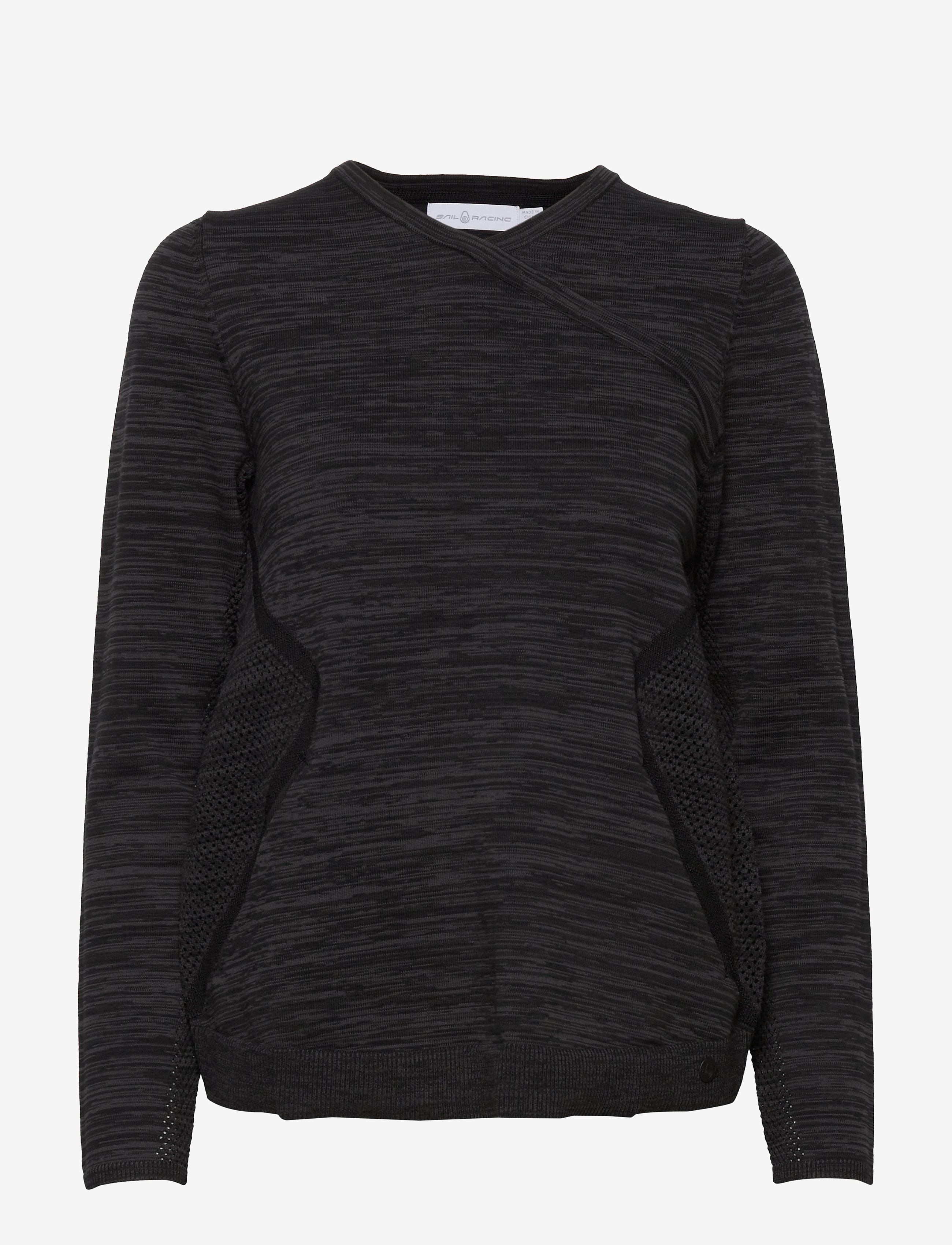 Sail Racing W RACE STRETCHKNIT SWEATER - Toppar & T-shirts - CARBON MELANGE / grey