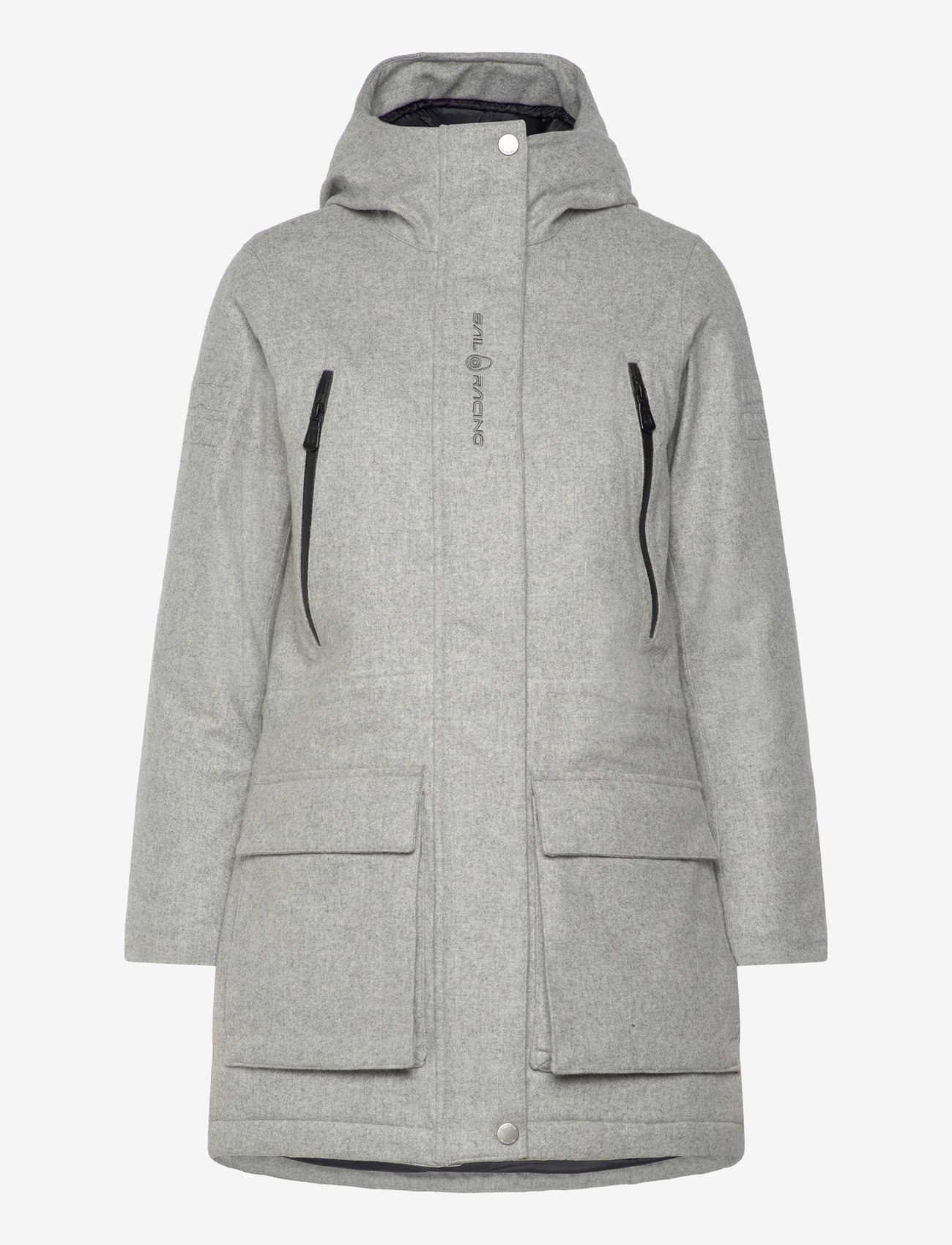 Sail Racing - W GLACIER BAY WOOL PARKA - grey mel - 0