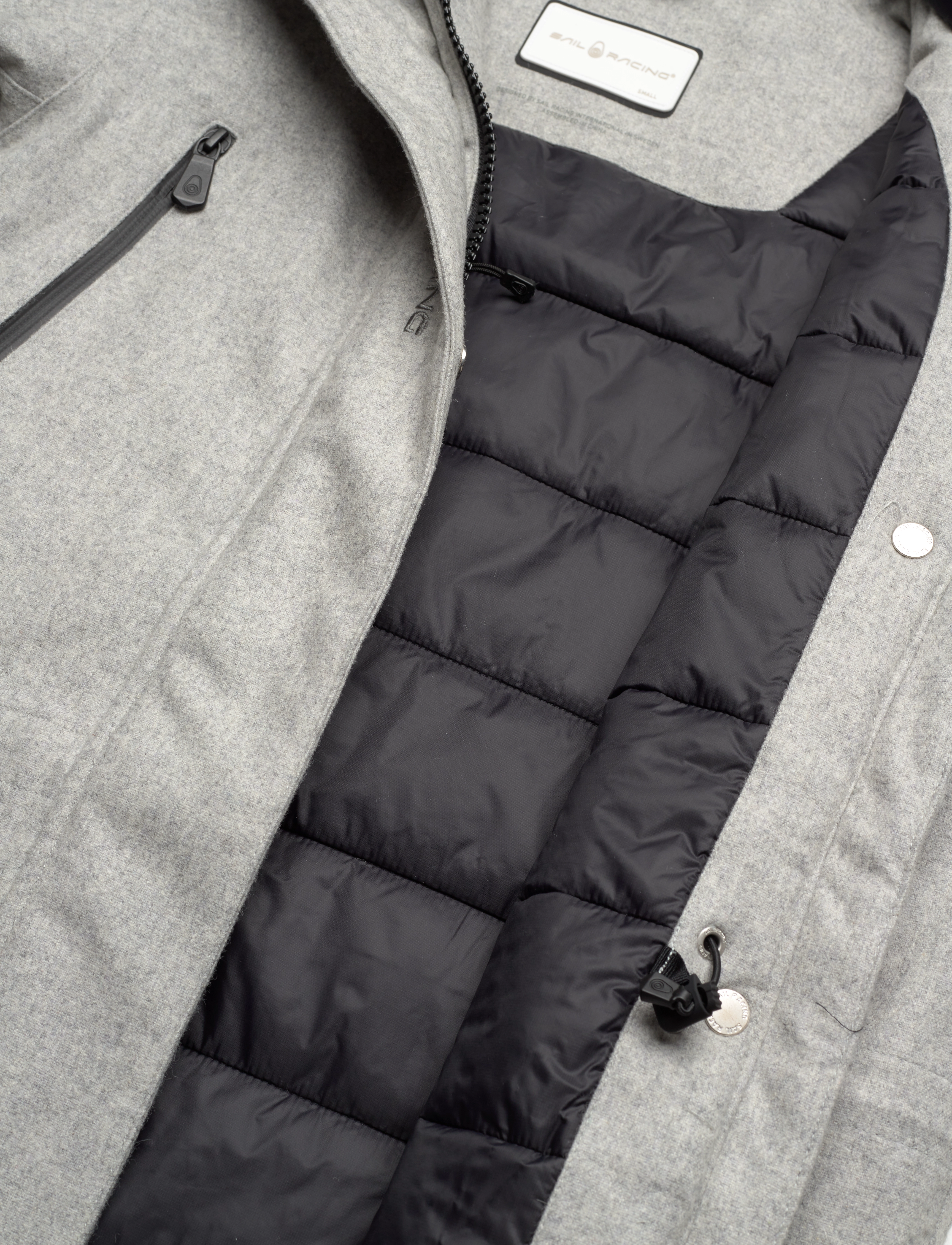 Sail Racing - W GLACIER BAY WOOL PARKA - grey mel - 4