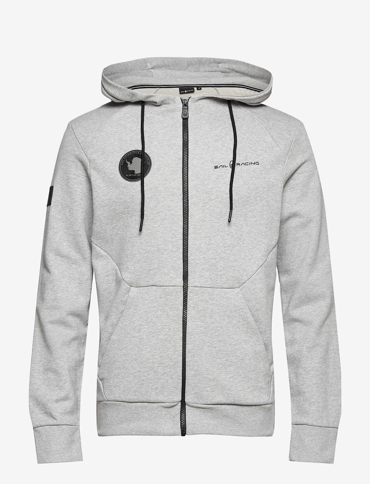 Sail Racing - ANTARCTICA ZIP HOOD - grey mel - 0