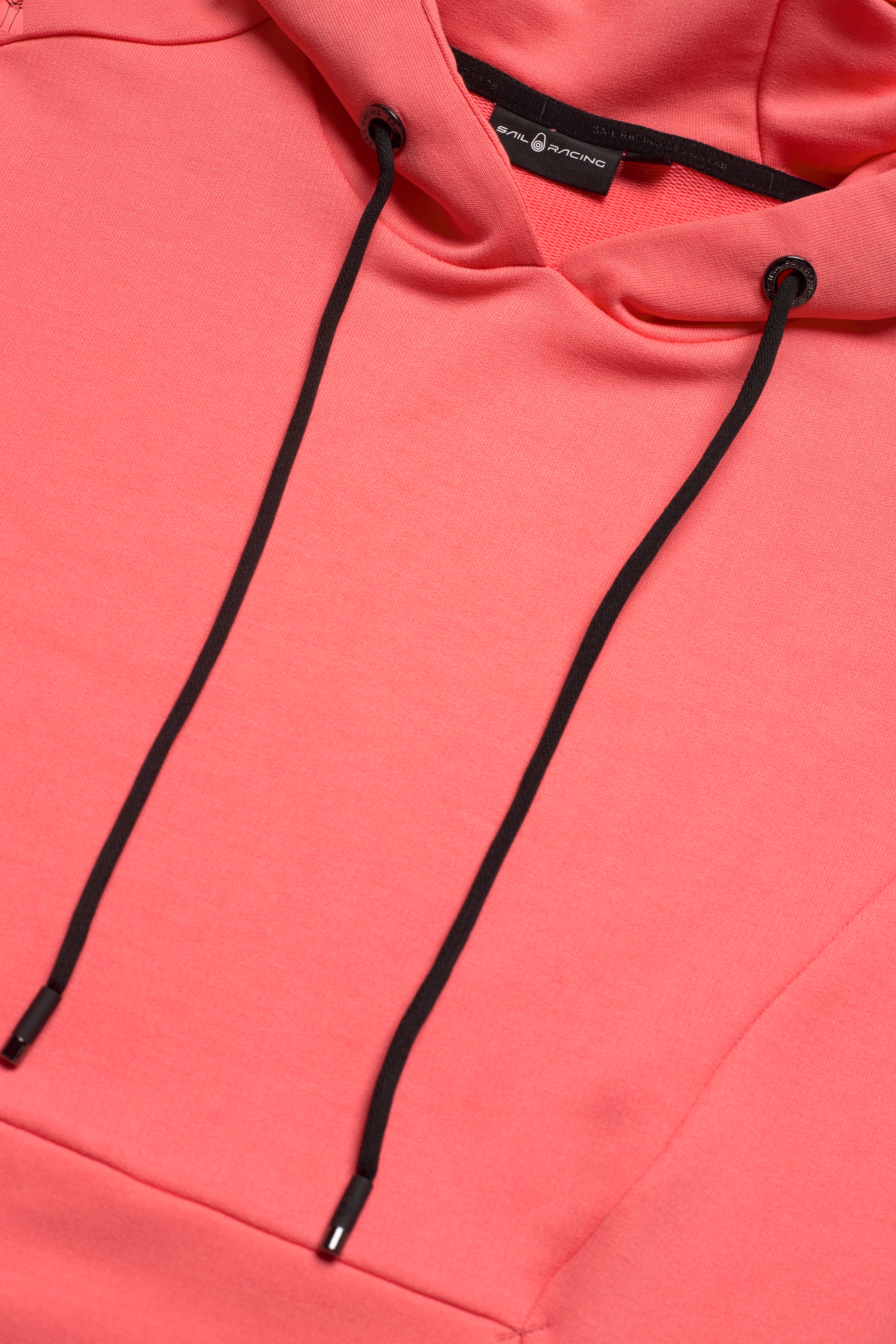 Sail Racing - W RACE HOOD - hot coral - 2