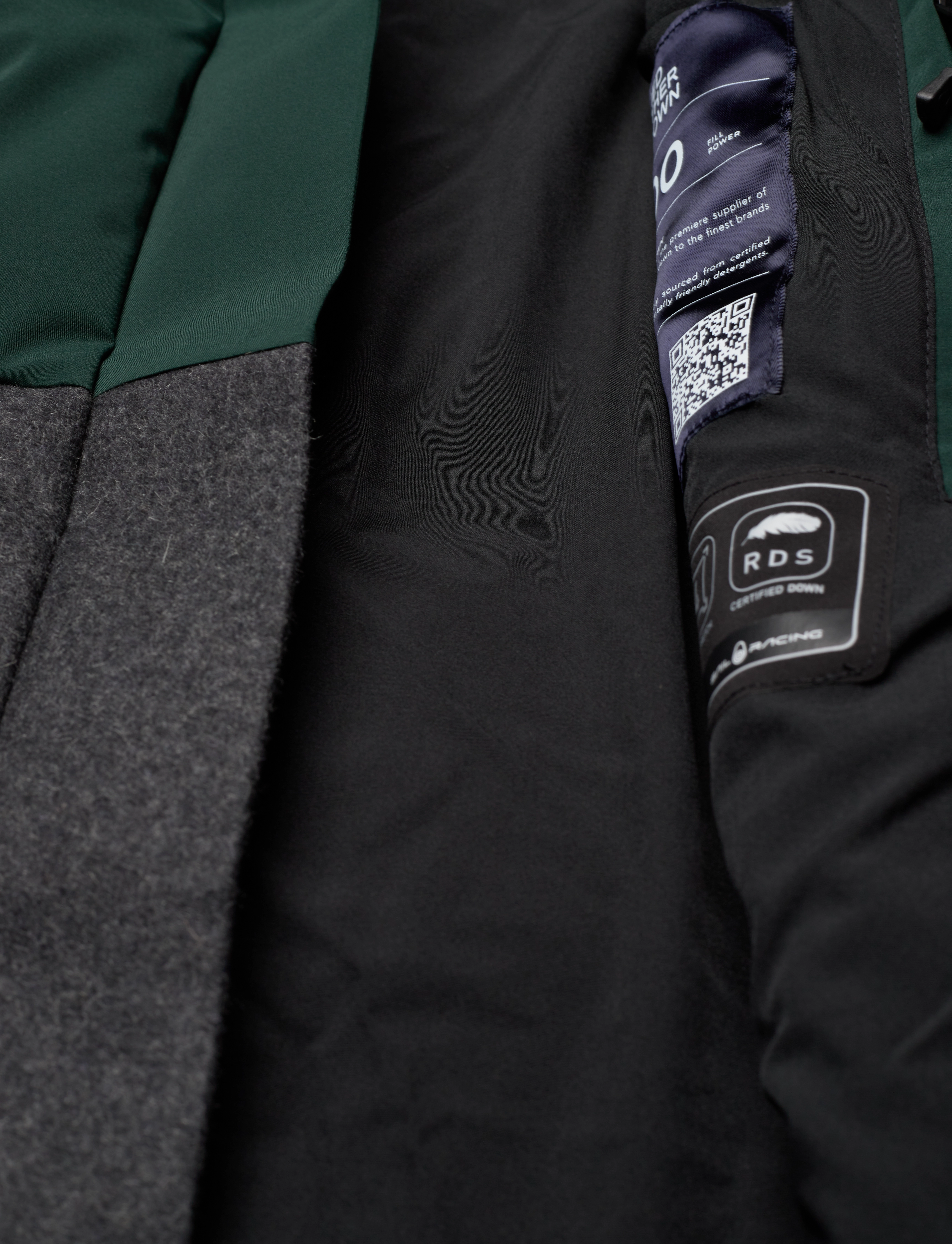 Sail Racing - W RACE DOWN COAT - pine green - 5