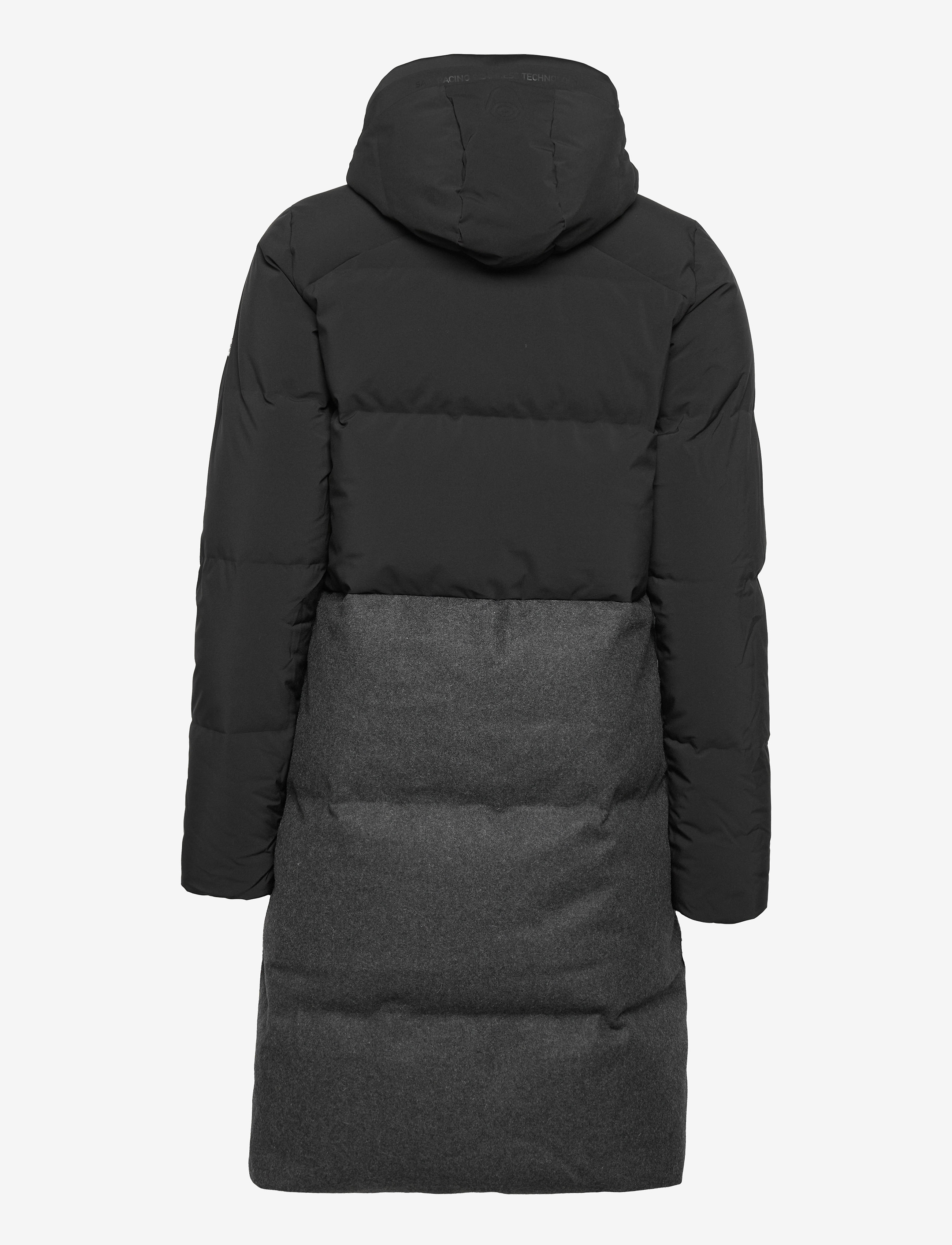 Sail Racing - W RACE DOWN PARKA - dk grey mel - 1