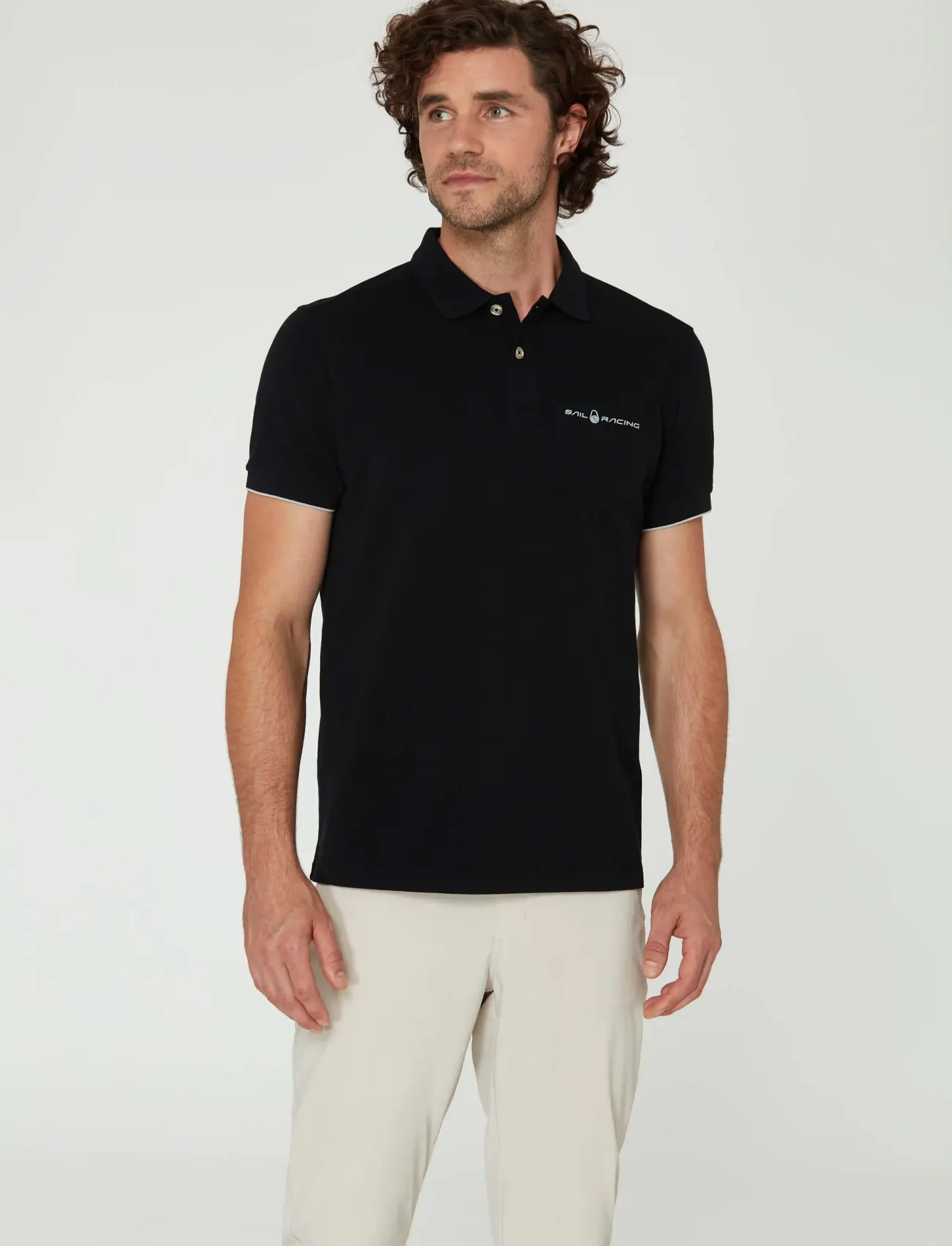 Sail Racing - BOWMAN LOGO POLO - palaidinės ir marškinėliai - carbon - 3