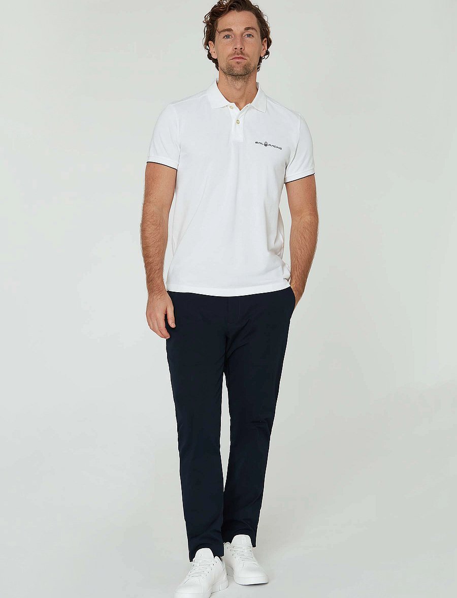 Sail Racing - BOWMAN LOGO POLO - alussärgid ja t-särgid - white - 0