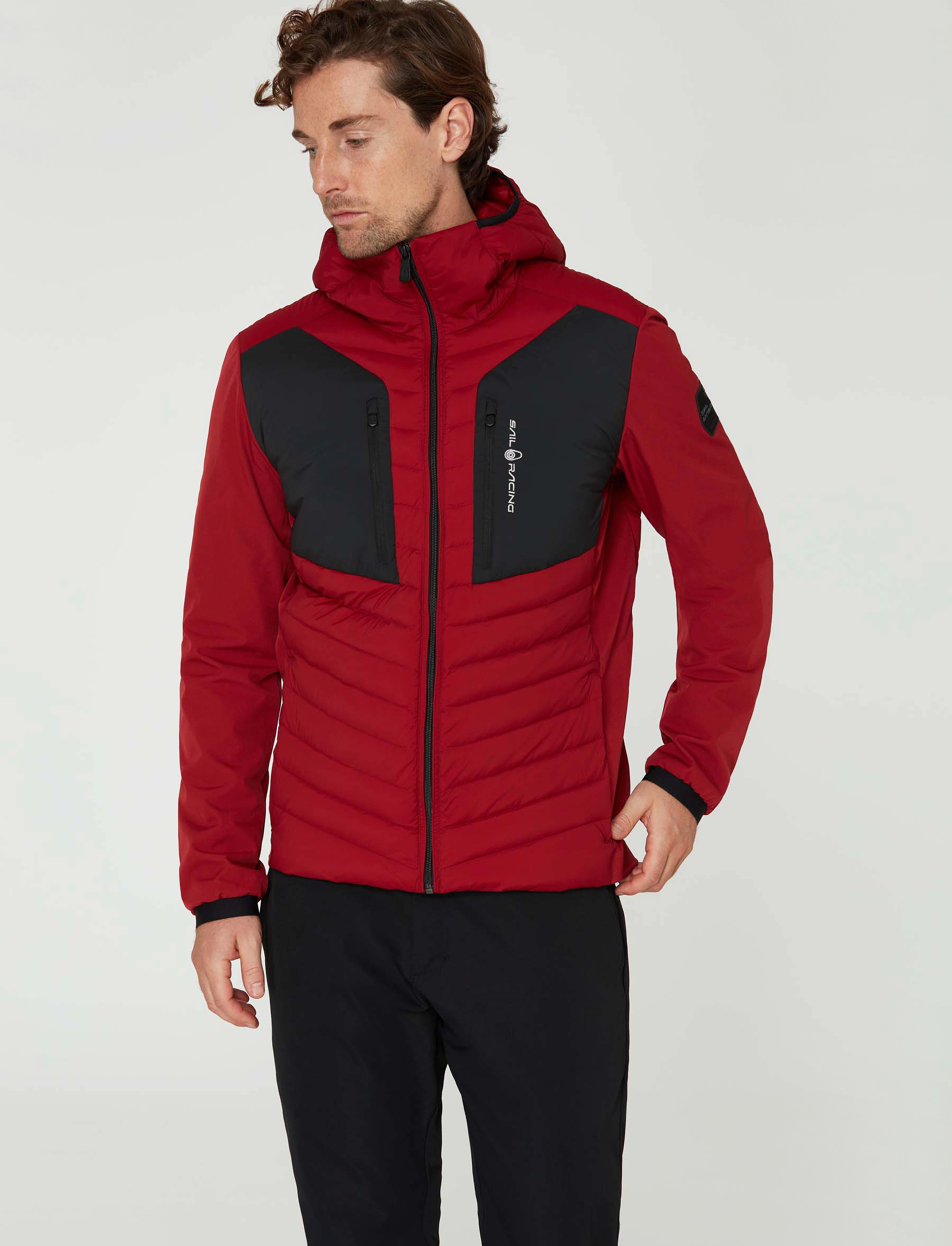 Sail Racing - PATROL HYBRID JACKET - vabaõhu- ja vihmajoped - red dahlia - 3