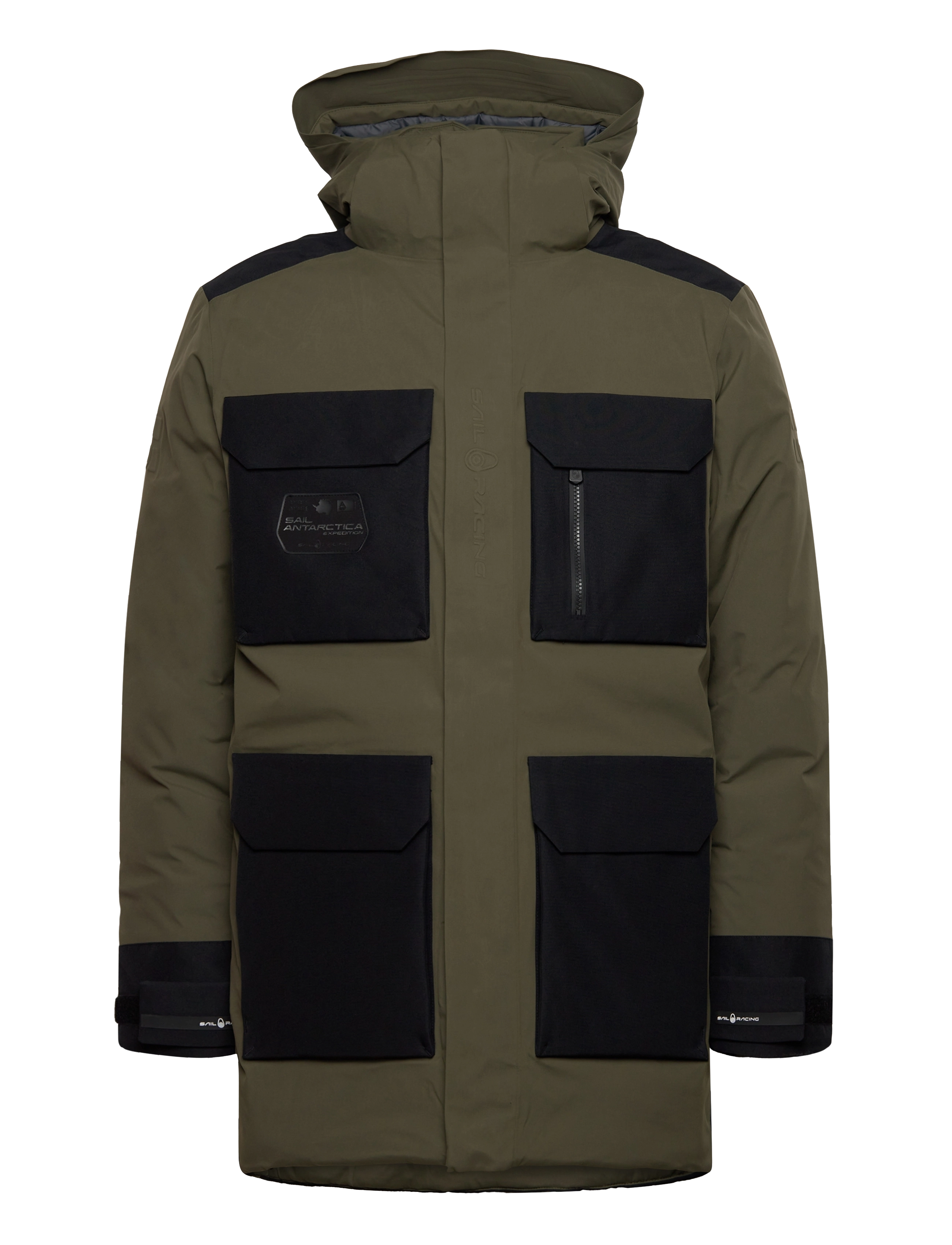 Sail Racing Glacier Bay Parka, M, Khaki green, Sport Jackets > Sport Parkas, Herre