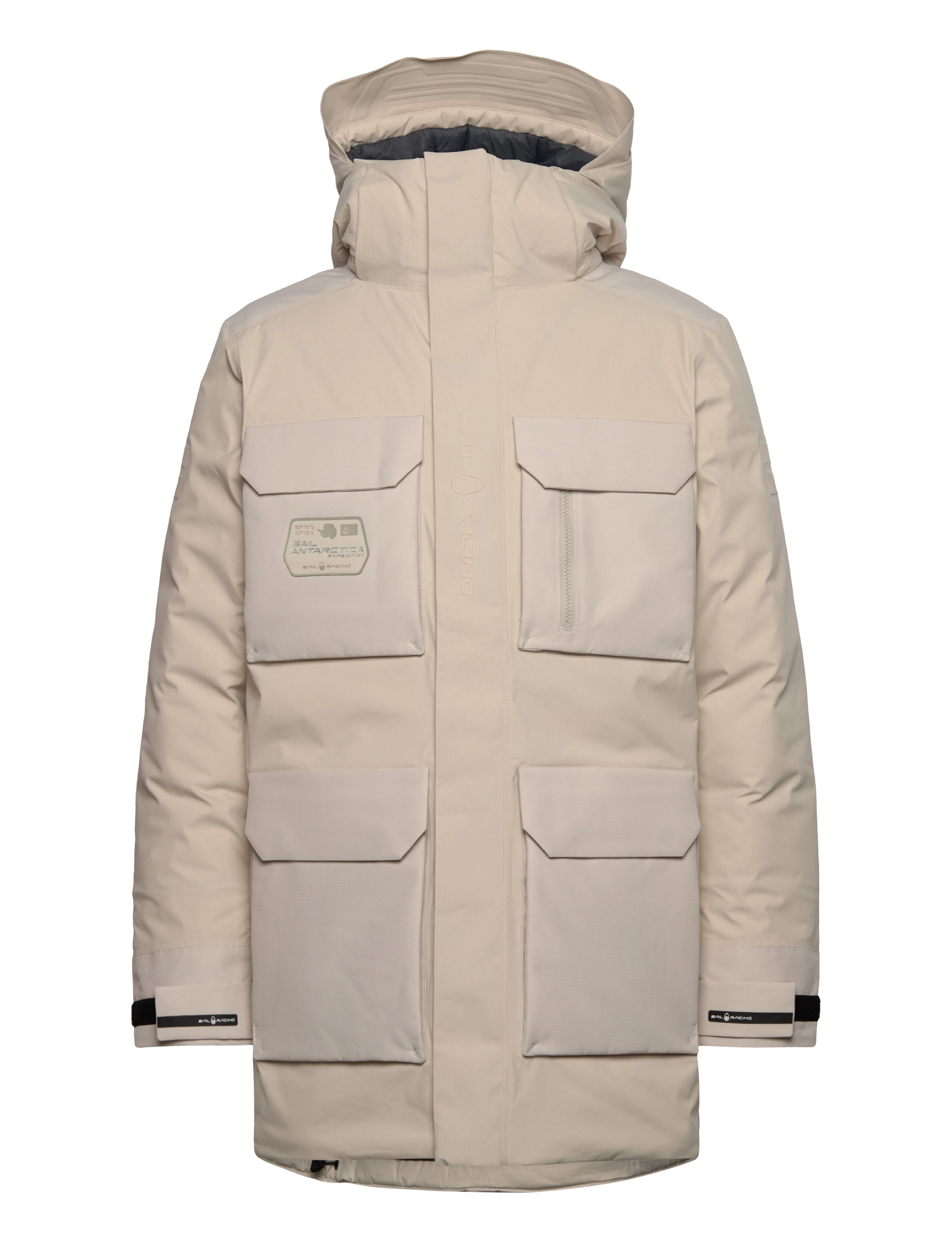 Sail Racing Glacier Bay Parka, Mænd, Vinterparka, Beige, Str: M