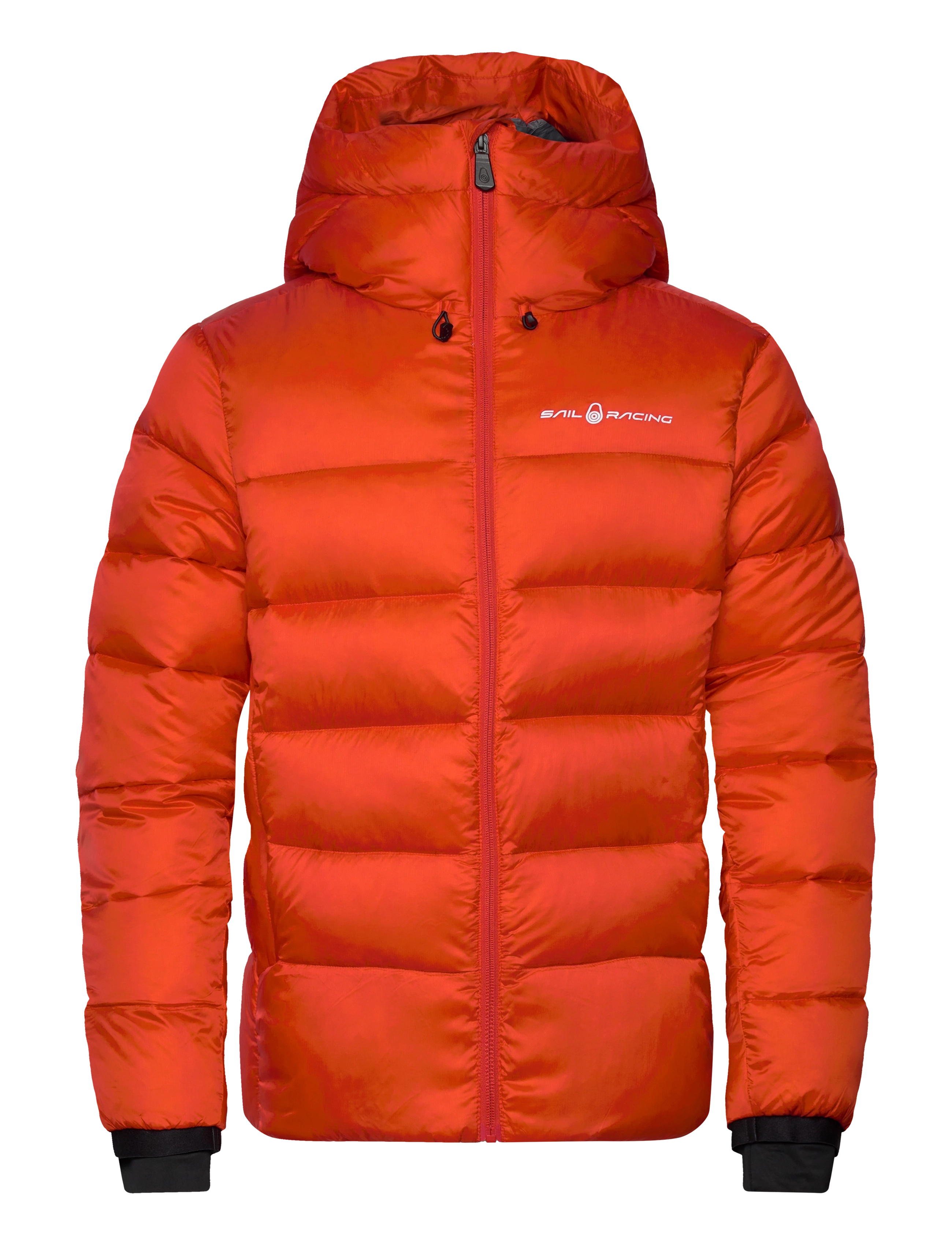 CLOUD DOWN HOOD - ORANGE RED