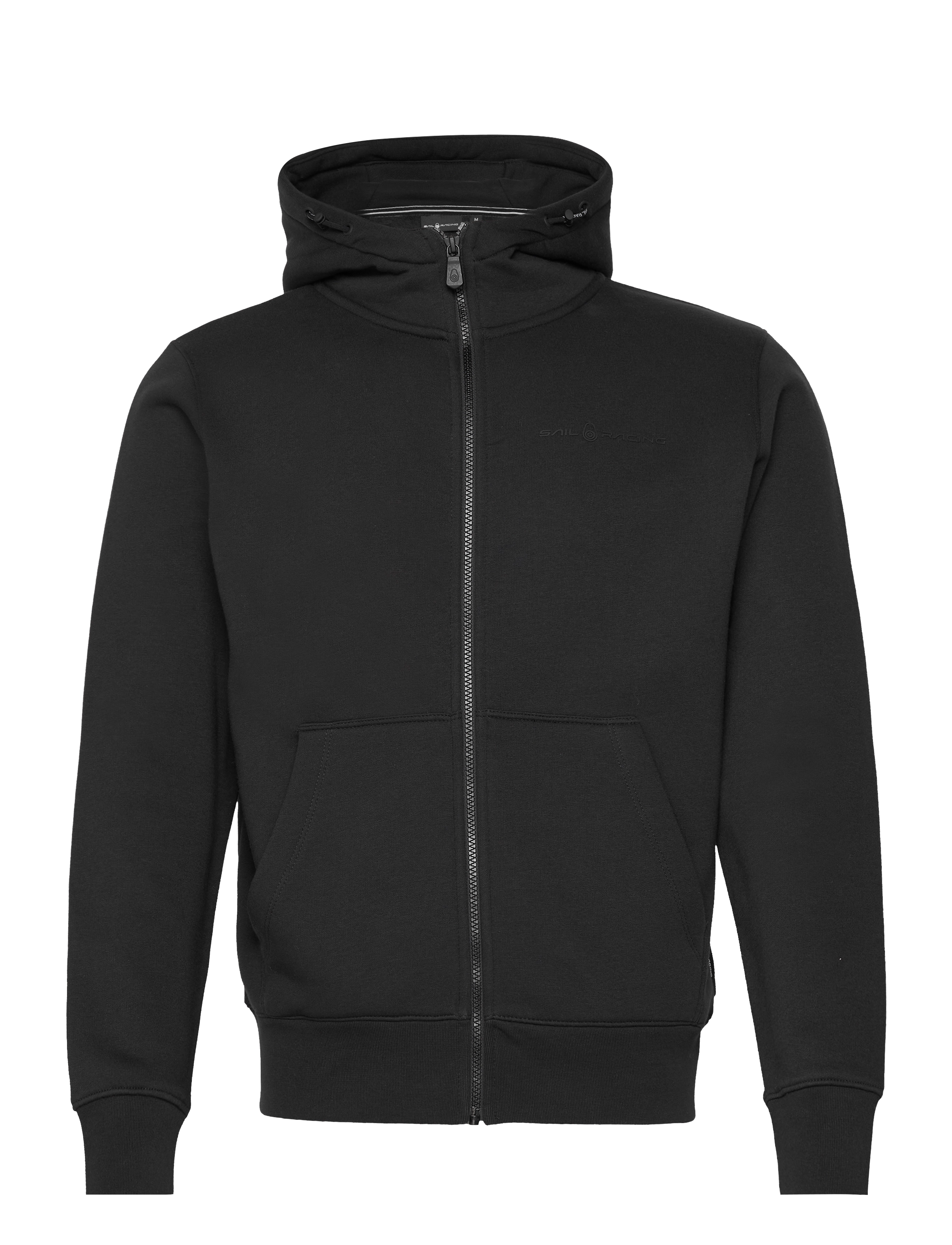 Sail Racing Bowman Logo Zip Hood, L, Black, Sweatshirts & Hættetrøjer > Hættetrøjer, Herre