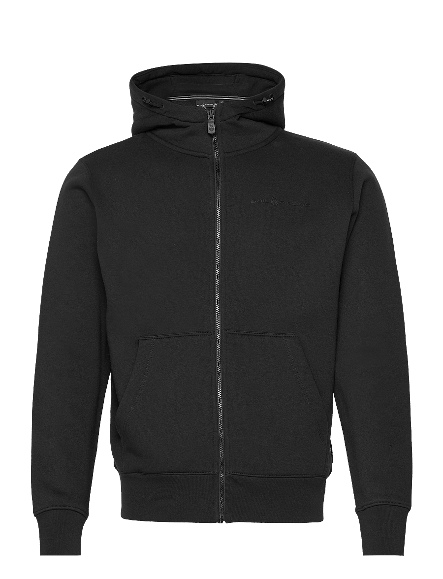 Sail Racing - BOWMAN LOGO ZIP HOOD - alussärgid - carbon - 0
