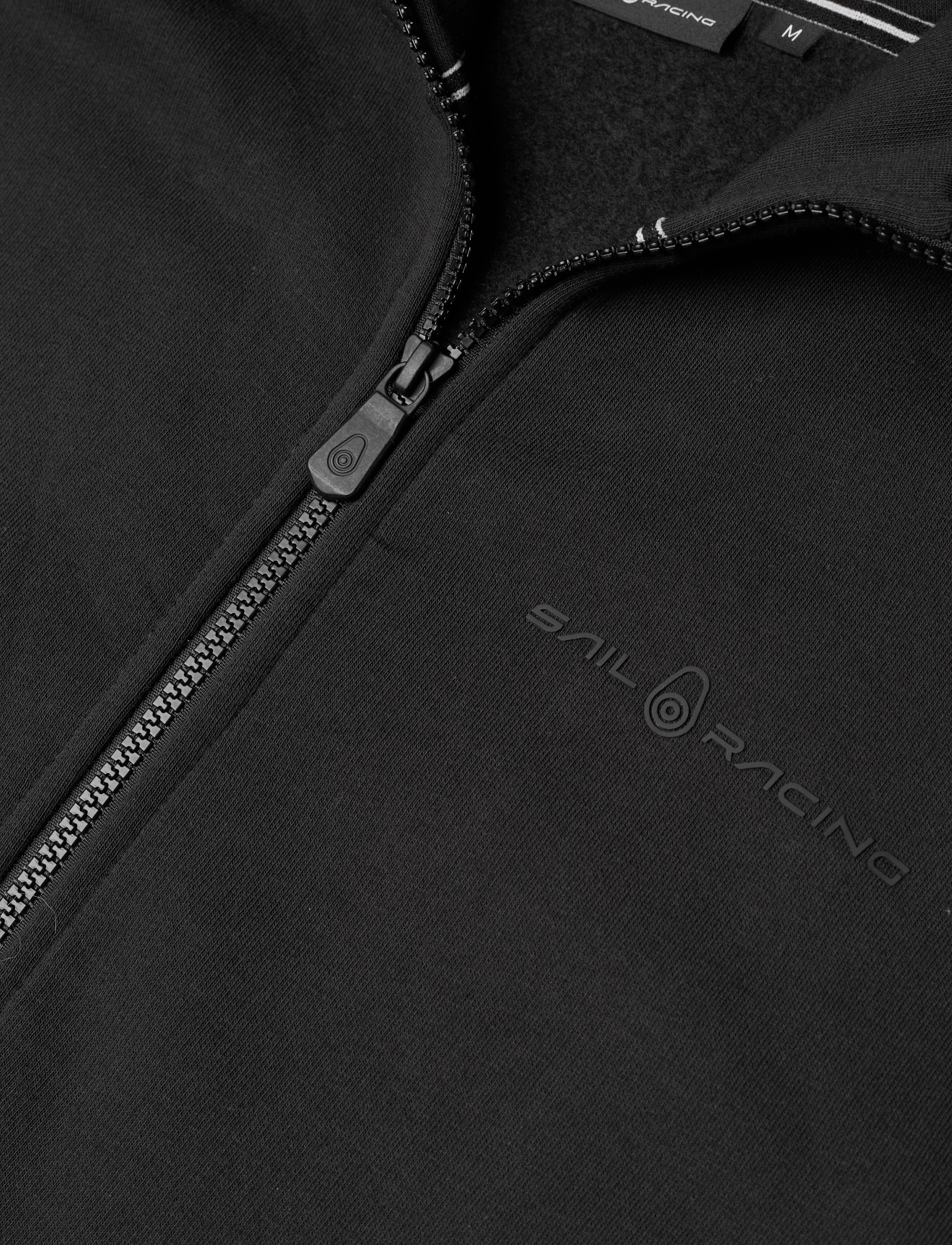 Sail Racing - BOWMAN LOGO ZIP HOOD - alussärgid - carbon - 2