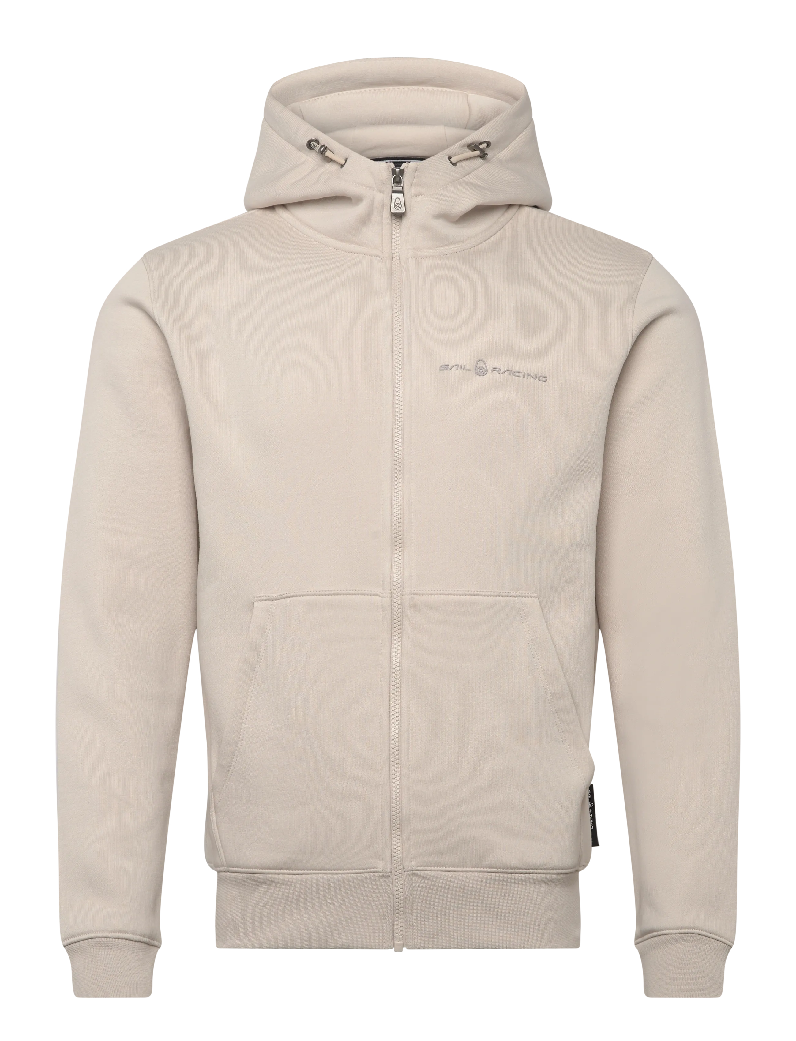 Sail Racing Bowman Logo Zip Hood, L, Sweatshirts & Hoodies, Creme - Männerswear