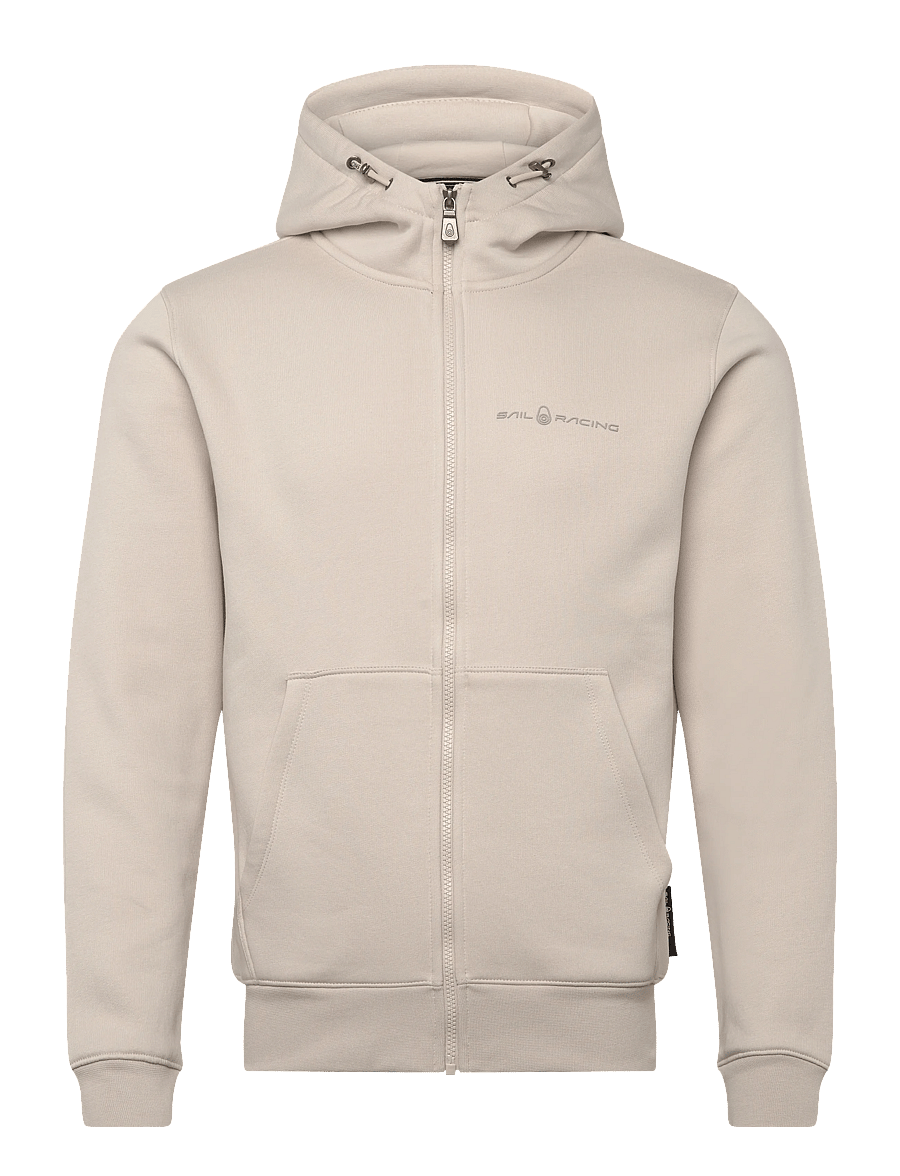 Sail Racing - BOWMAN LOGO ZIP HOOD - alussärgid - ecru - 0