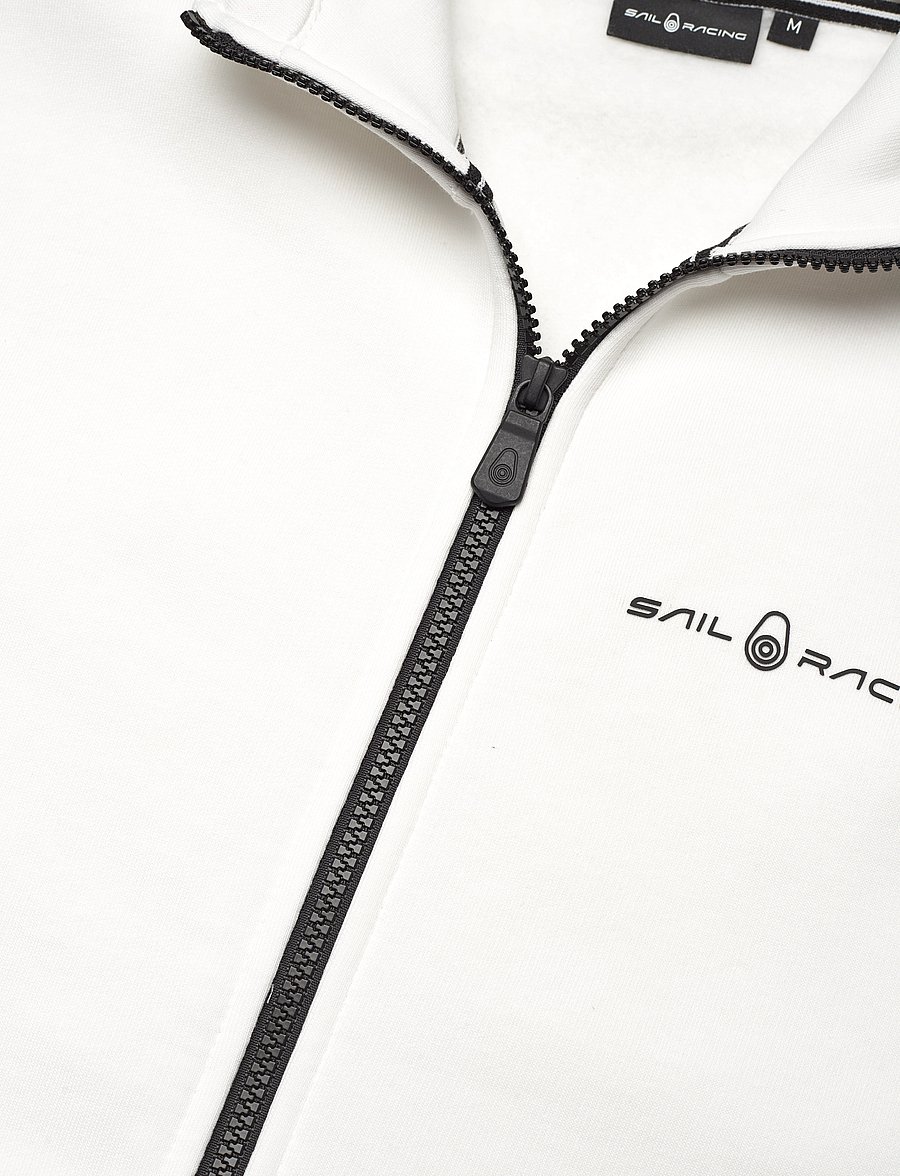 Sail Racing - BOWMAN LOGO ZIP HOOD - alussärgid - storm white - 2