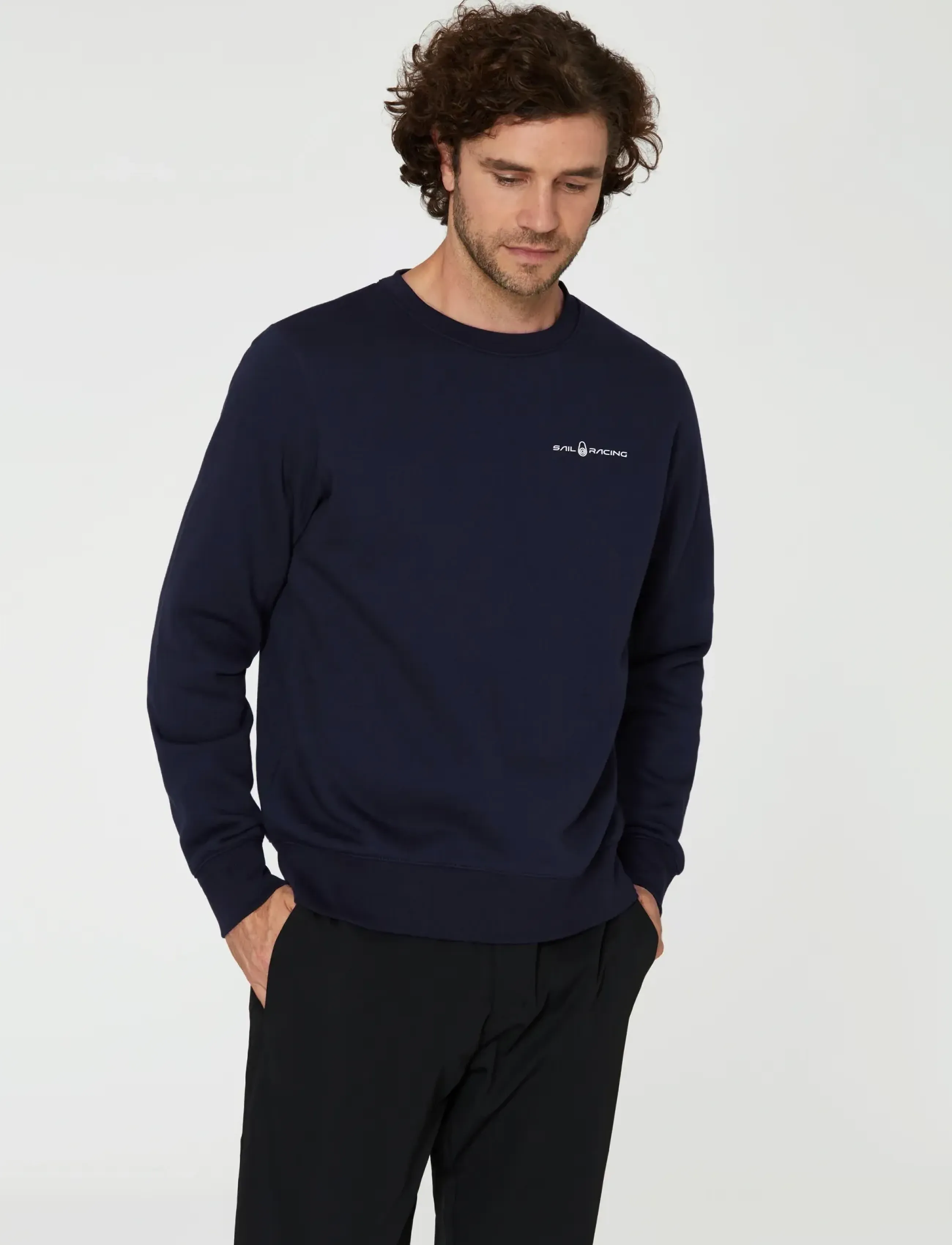 Sail Racing - BOWMAN LOGO SWEATER - tops - dark navy - 3