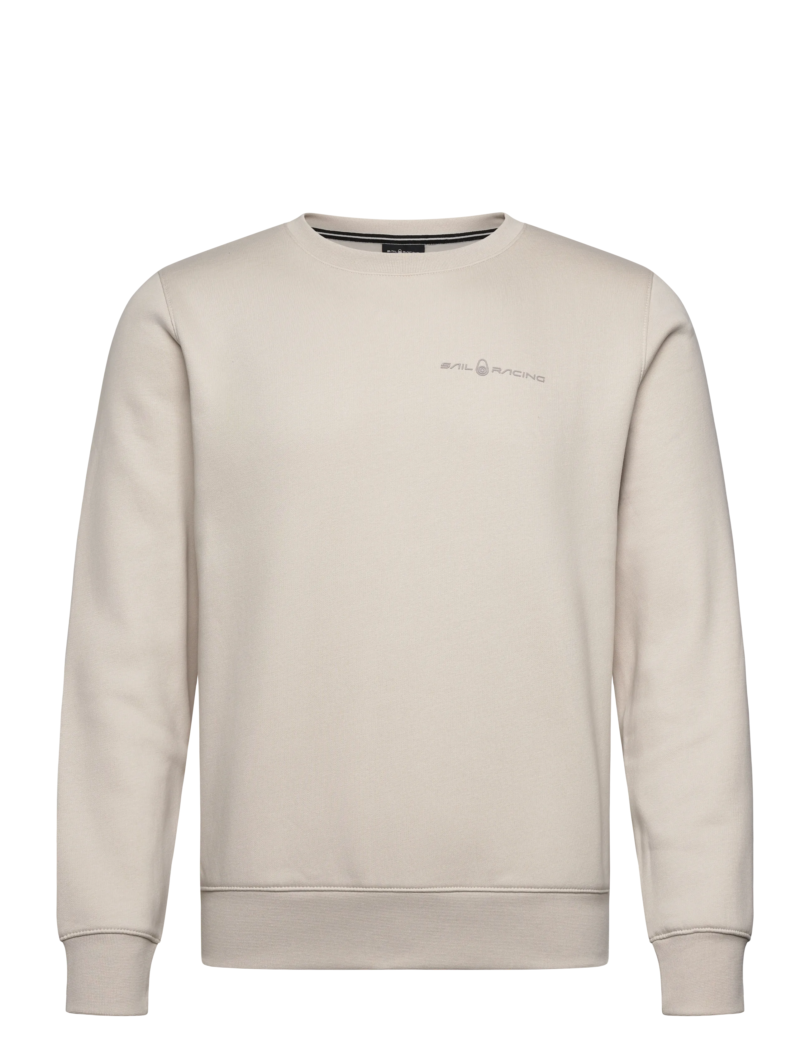 Sail Racing Bowman Logo Sweater, M, Cream, Sweatshirts & Hættetrøjer > Sweatshirts, Herre