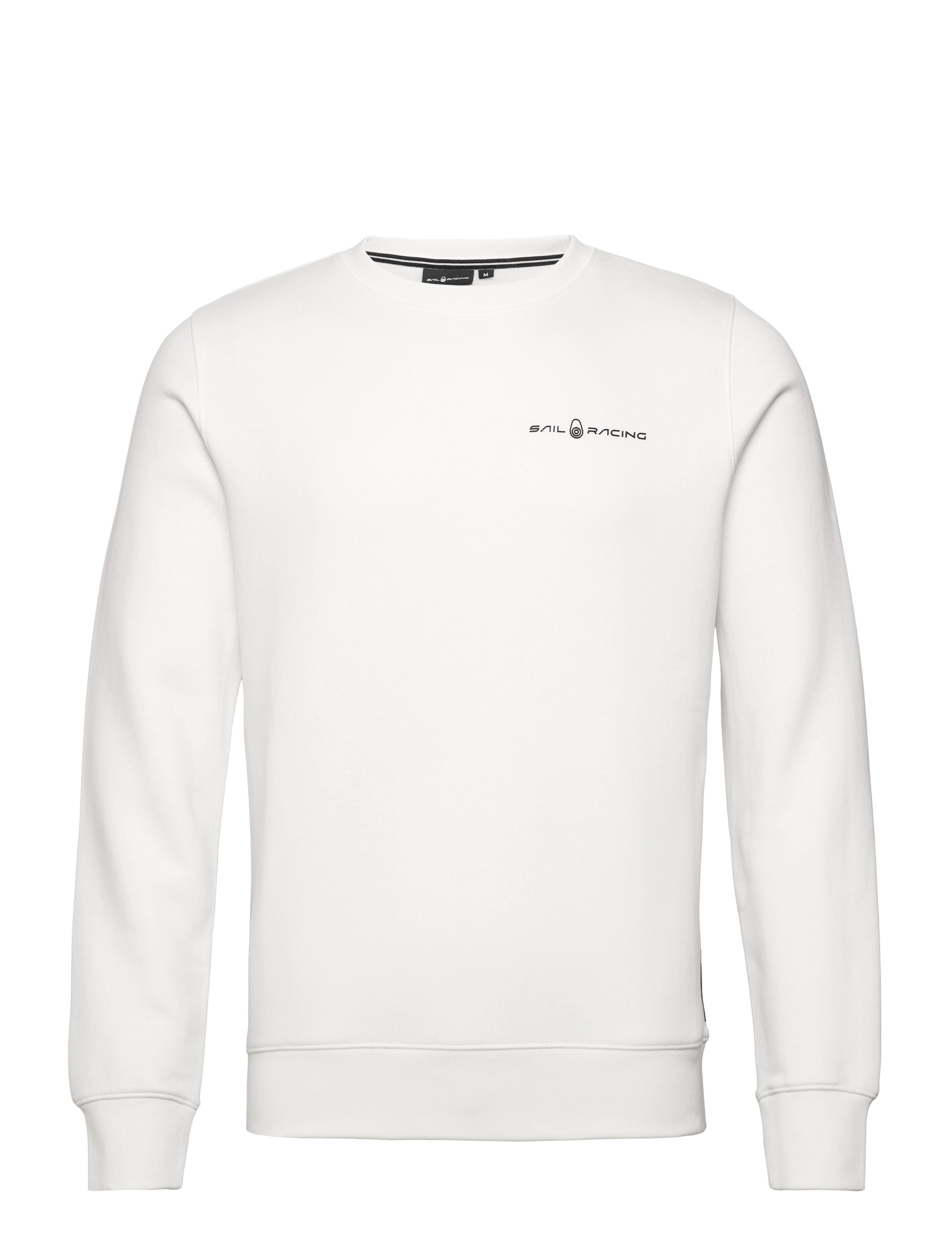 Sail Racing Bowman Logo Sweater, XS, White, Sweatshirts & Hættetrøjer > Sweatshirts, Herre