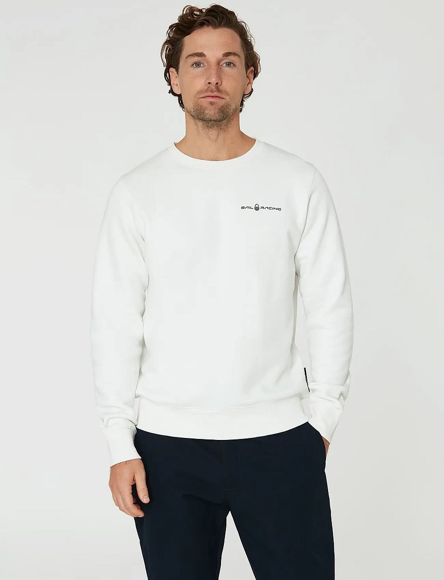 Sail Racing - BOWMAN LOGO SWEATER - tops - storm white - 2