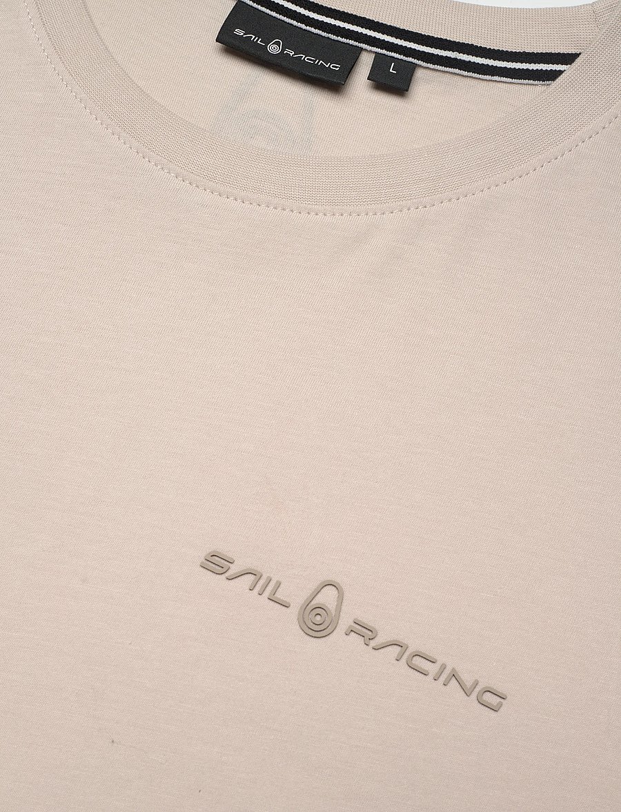 Sail Racing - BOWMAN LOGO TEE - koszulki i t-shirty - ecru - 2