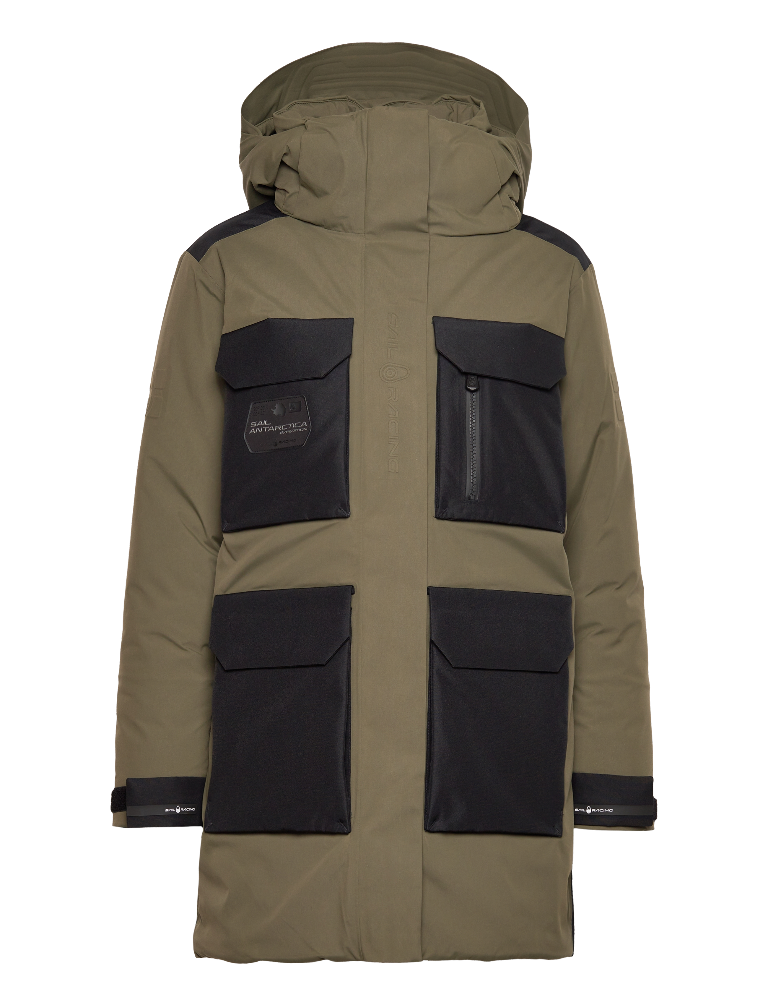 Sail Racing W Glacier Bay Parka, M, Khaki green, Sport Jackets > Sport Parkas, Dame