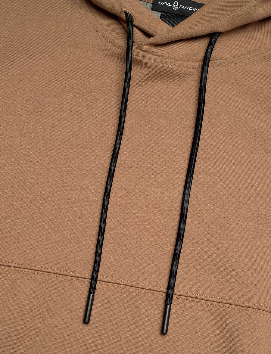 Sail Racing - W RACE HEAVY HOOD - kapuutsiga dressipluusid - dk sand - 5