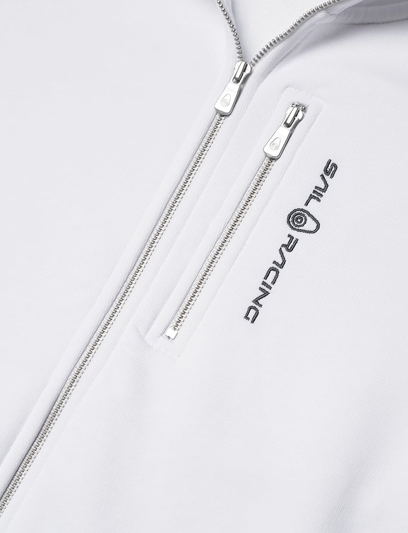 Sail Racing - W GALE ZIP HOOD - huvtröjor - white - 2