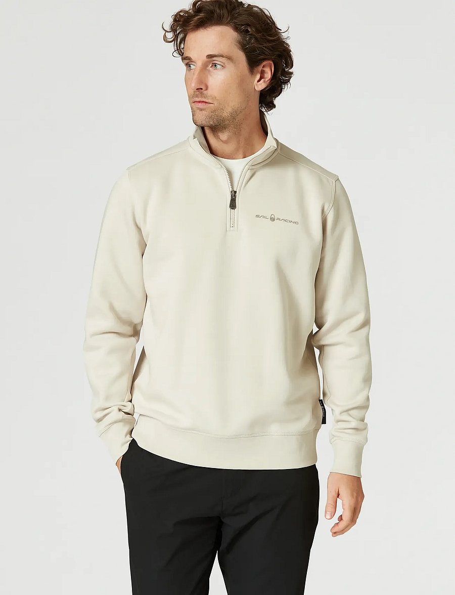 Sail Racing - BOWMAN LOGO T-NECK - alussärgid - ecru - 4