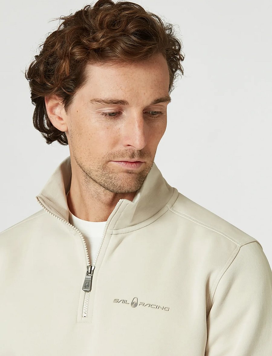 Sail Racing - BOWMAN LOGO T-NECK - alussärgid - ecru - 5
