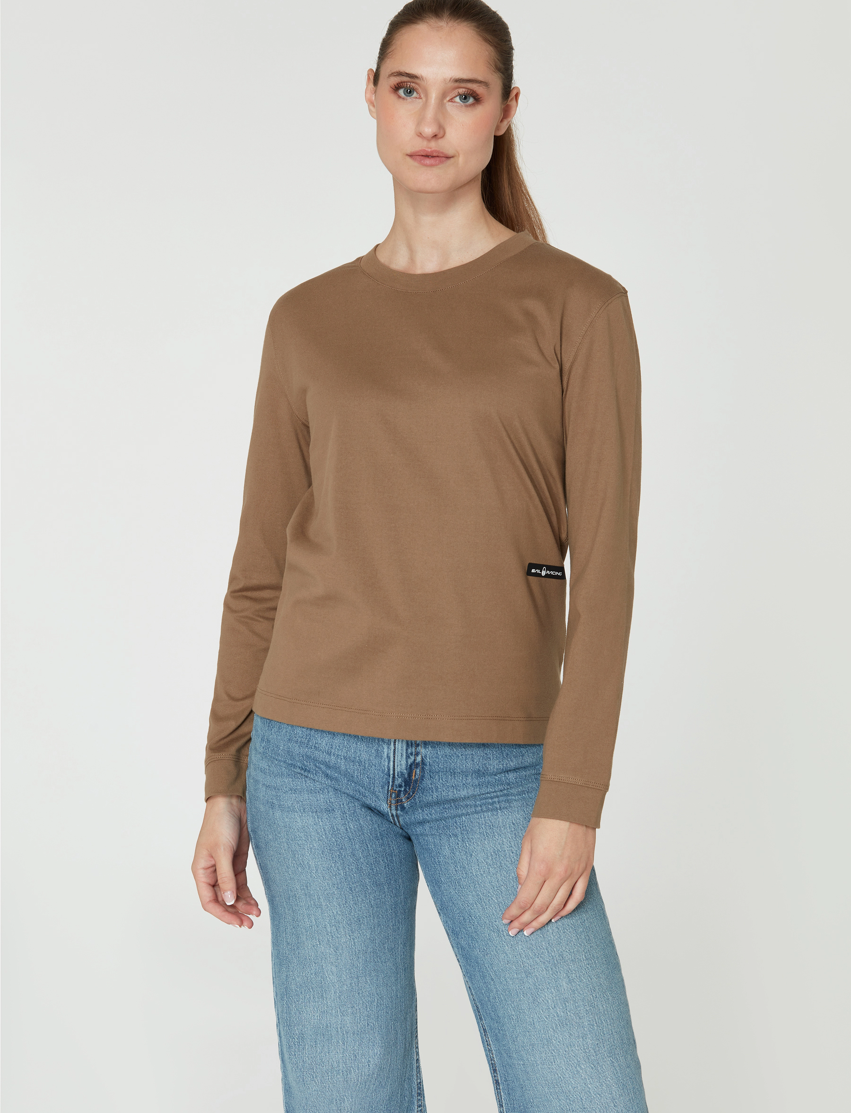Sail Racing - W RACE HEAVY LS TEE - langærmede toppe - slate beige - 3