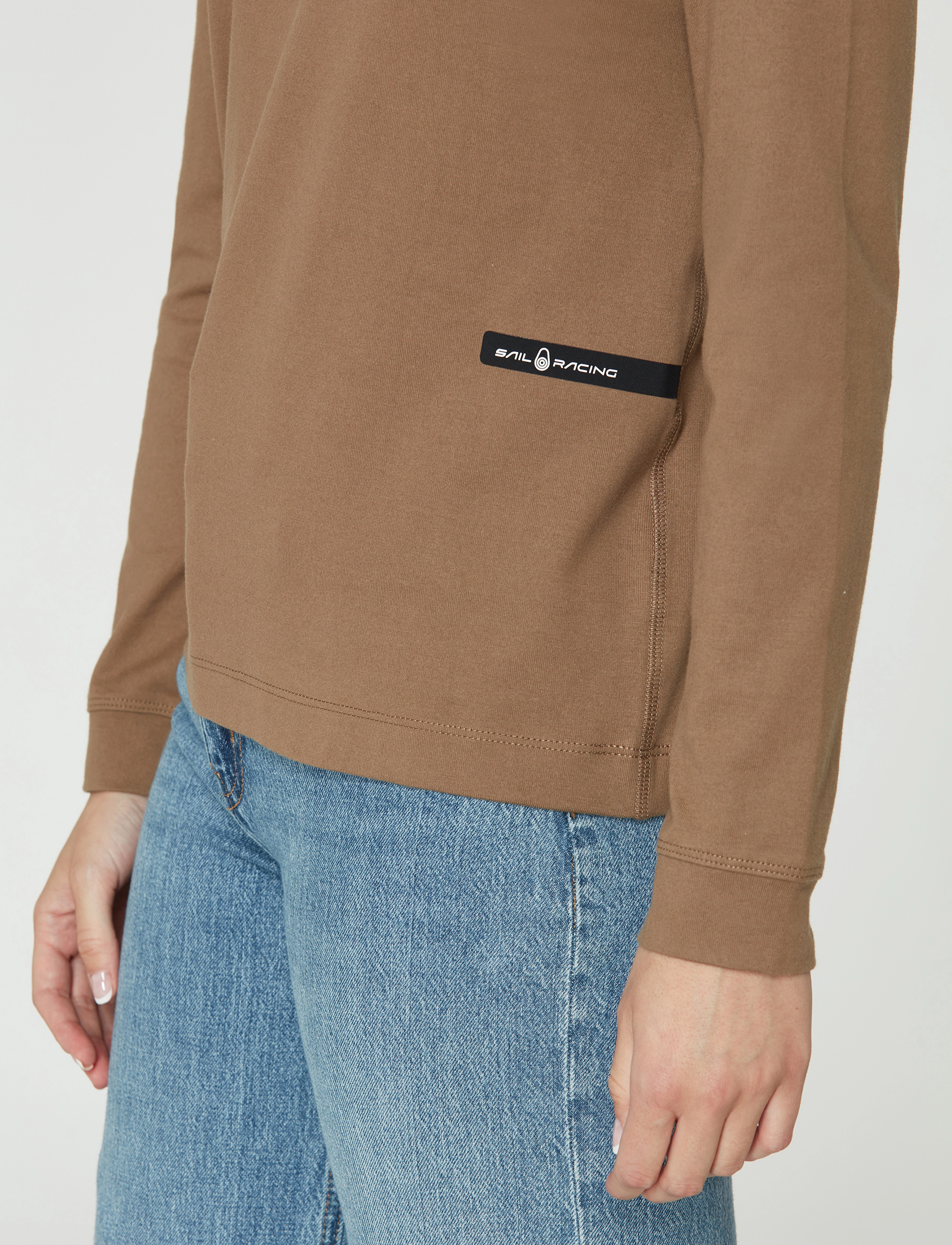 Sail Racing - W RACE HEAVY LS TEE - langærmede toppe - slate beige - 5