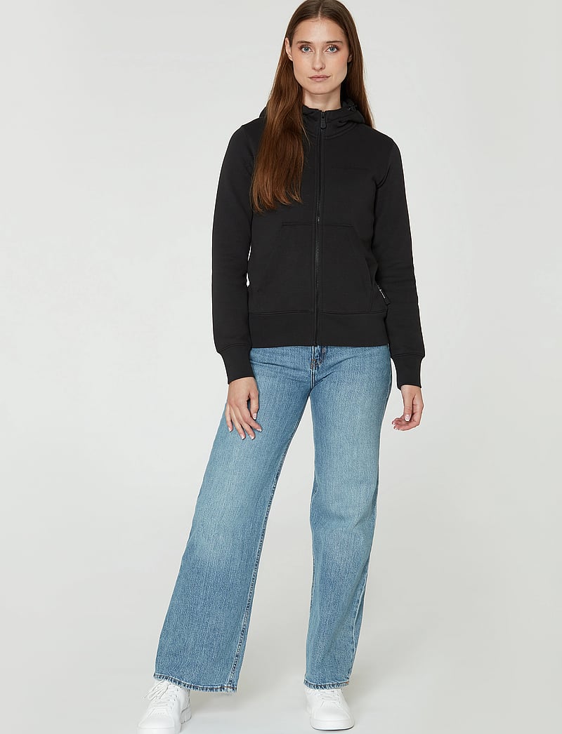 Sail Racing - W GALE LOGO ZIP HOOD - huvtröjor - carbon - 0