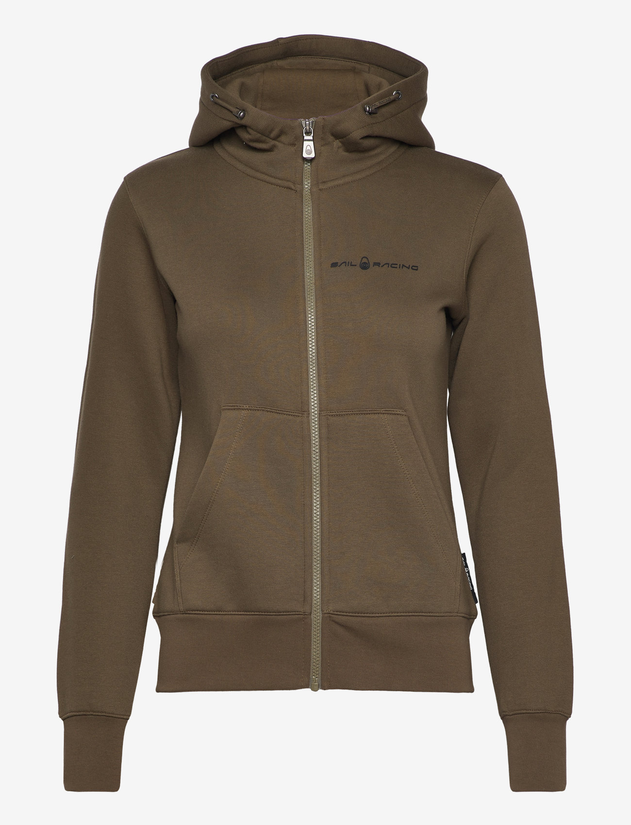 Sail Racing - W GALE LOGO ZIP HOOD - huvtröjor - dusty green - 1