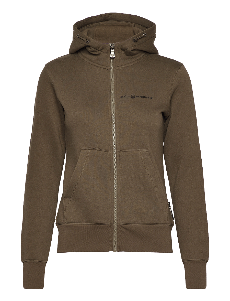 Sail Racing - W GALE LOGO ZIP HOOD - sweats et sweats à capuche - dusty green - 1