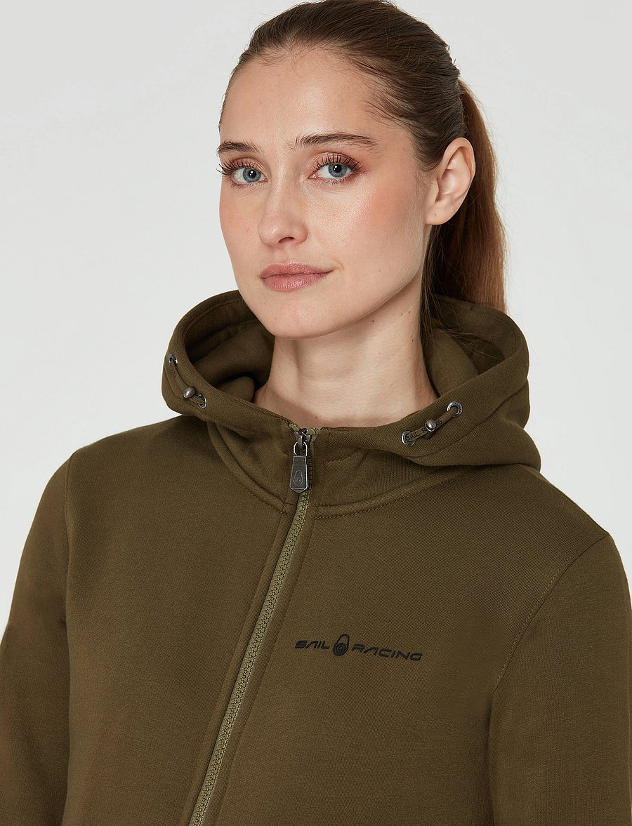 Sail Racing - W GALE LOGO ZIP HOOD - sweats et sweats à capuche - dusty green - 5