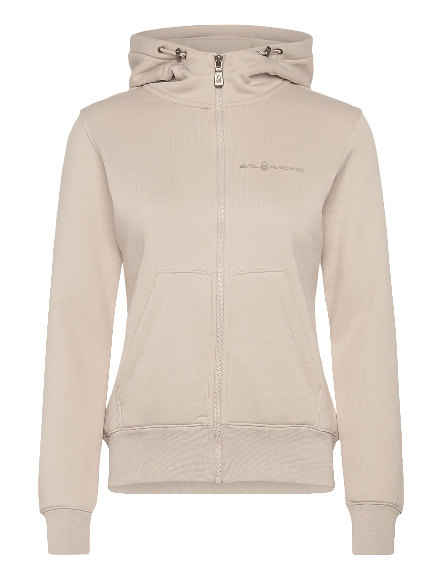 Sail Racing - W GALE LOGO ZIP HOOD - dressipluusid ja pusad - ecru - 1