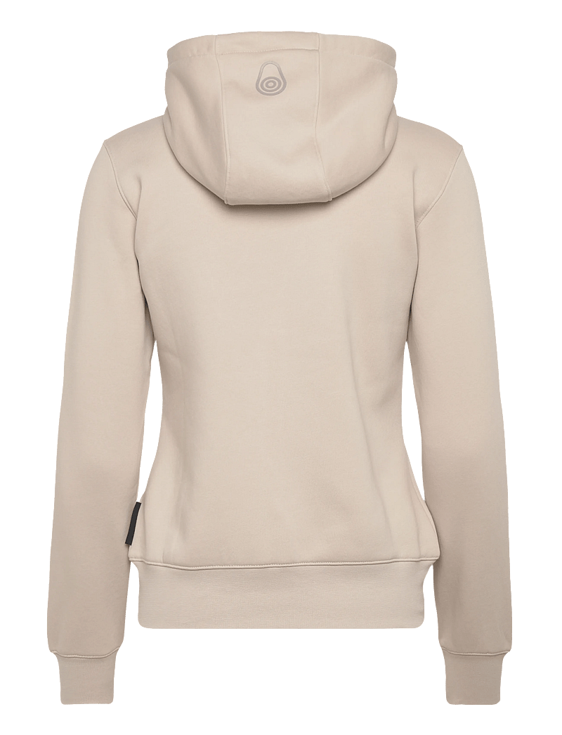 Sail Racing - W GALE LOGO ZIP HOOD - huvtröjor - ecru - 1